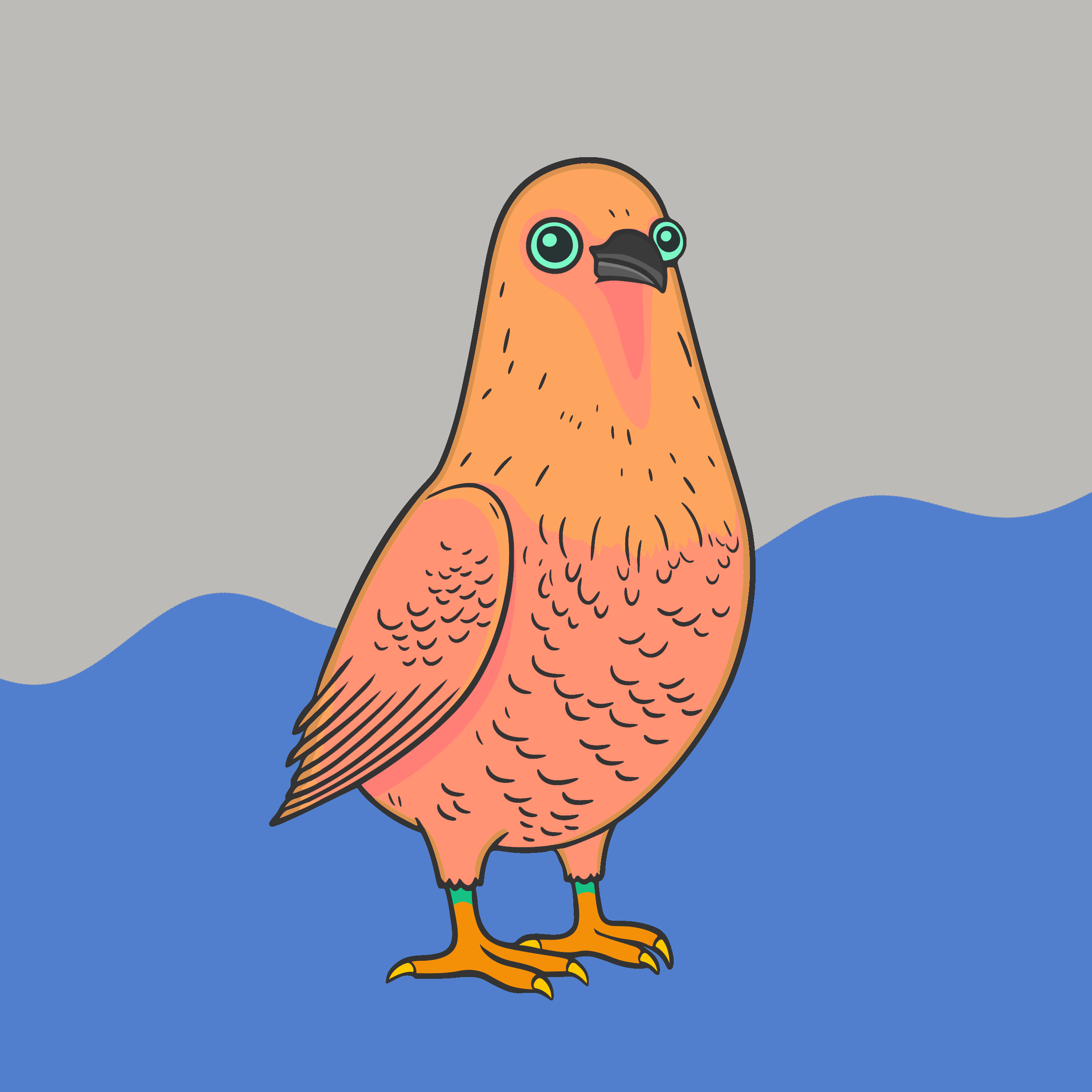 HAPPY HOOMENS BIRDS #220 NFT on Algorand