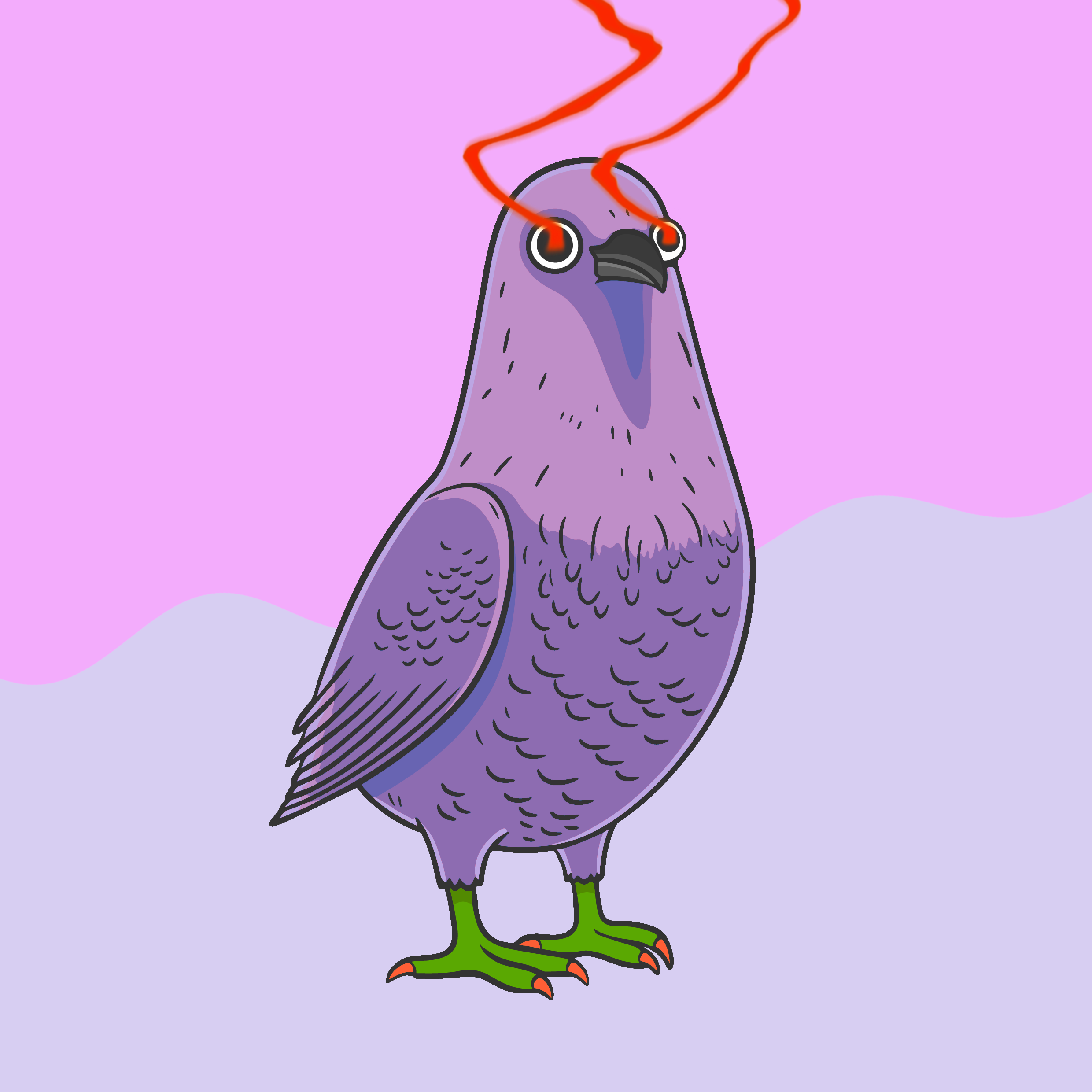 HAPPY HOOMENS BIRDS #225 NFT on Algorand