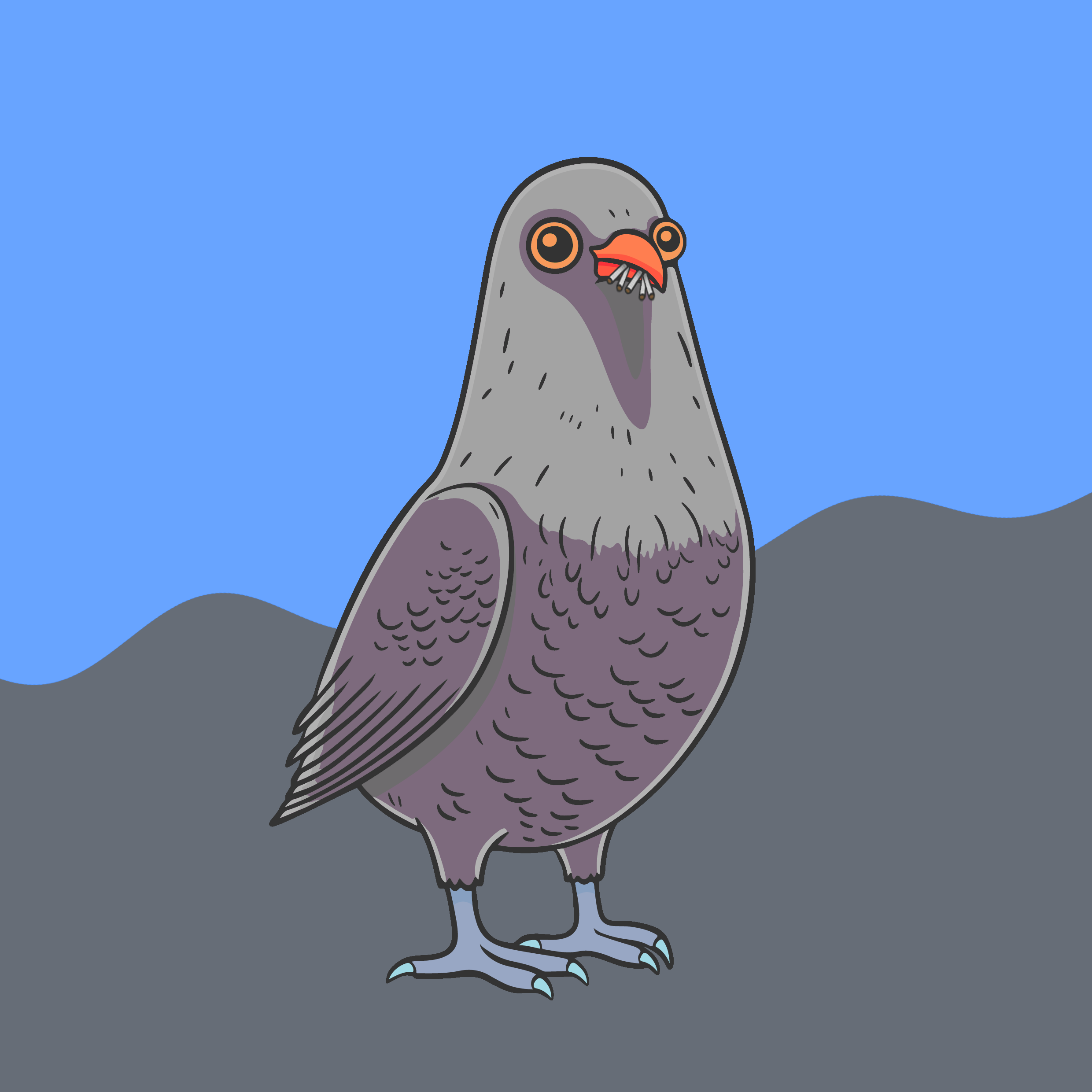 HAPPY HOOMENS BIRDS #244 NFT on Algorand