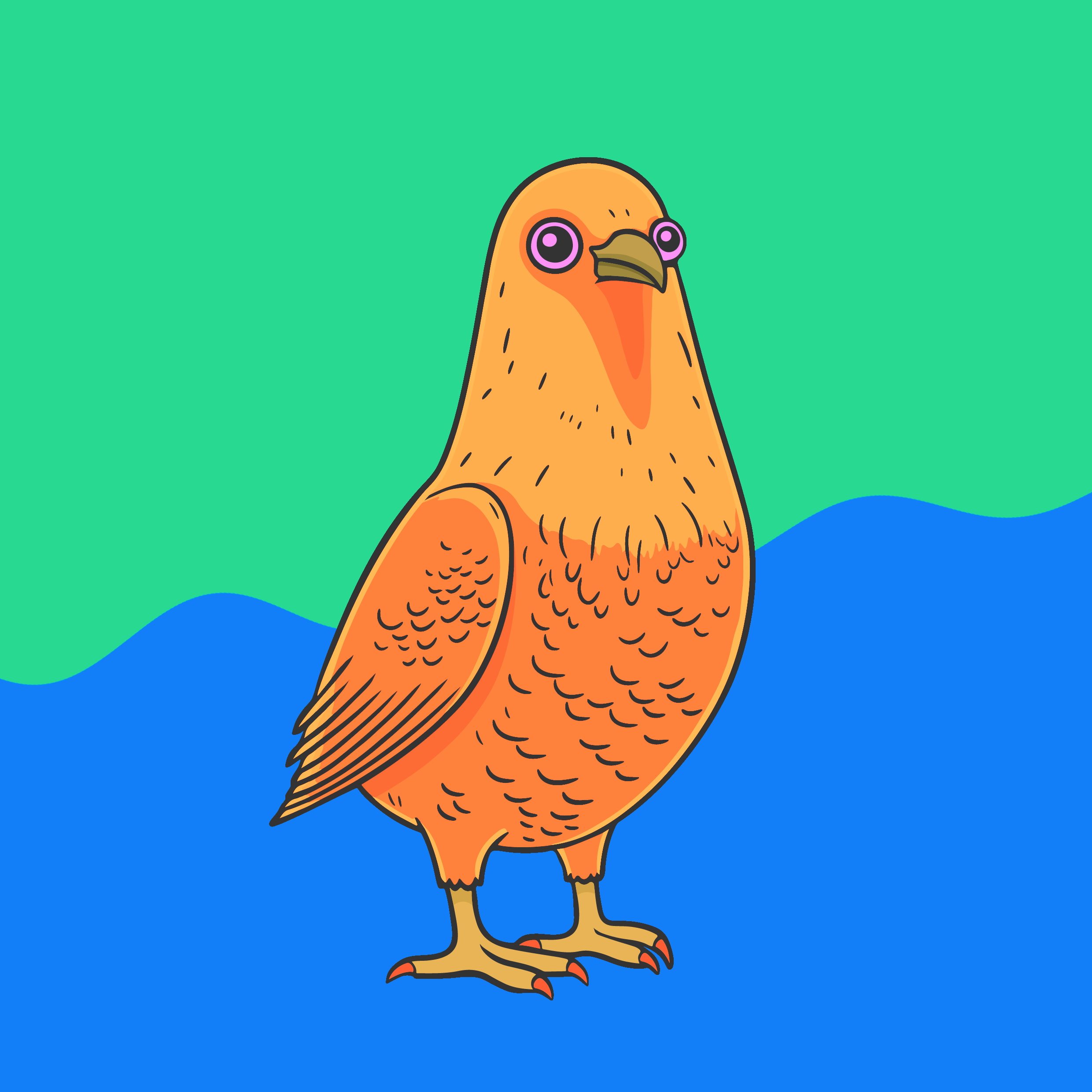 HAPPY HOOMENS BIRDS #252 NFT on Algorand