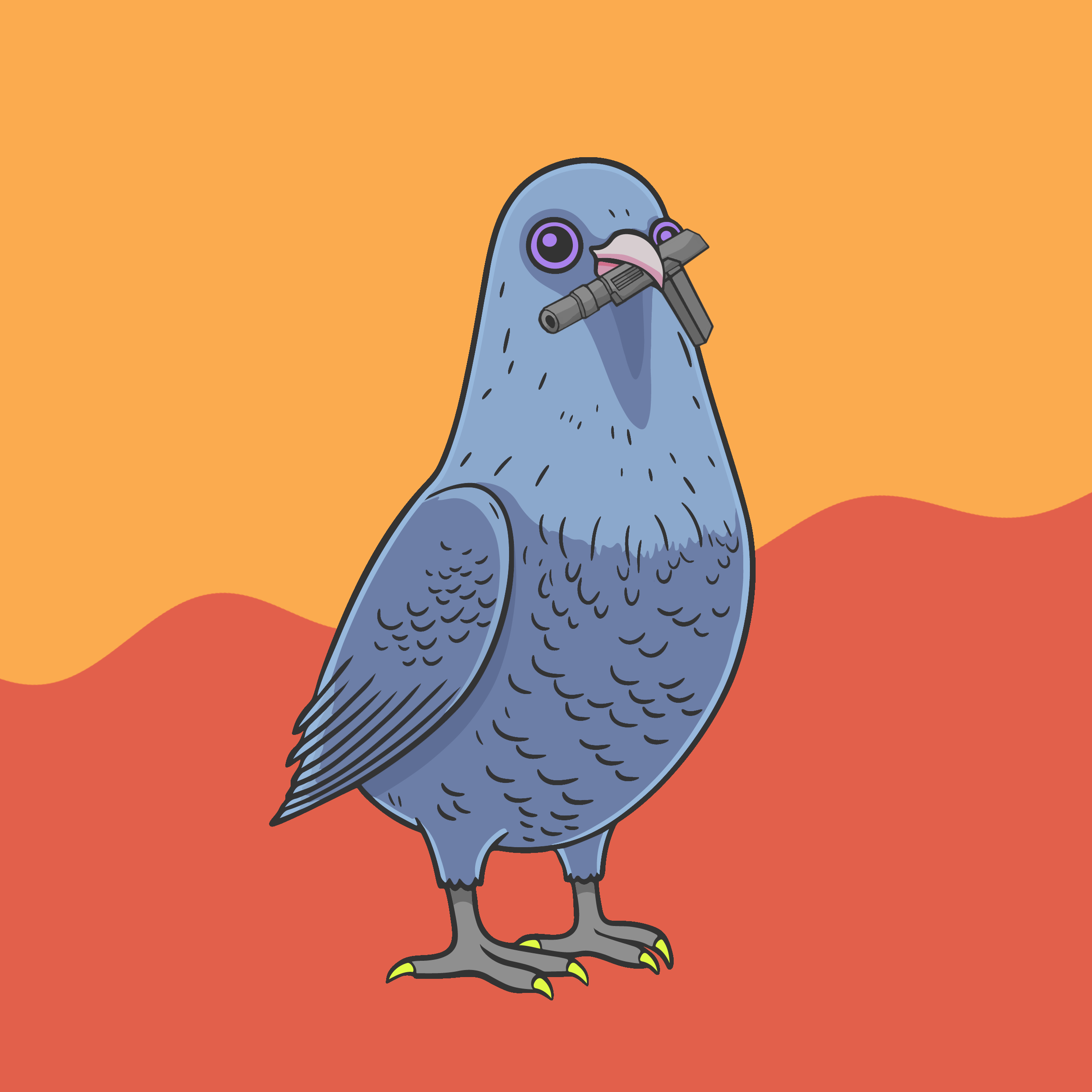 HAPPY HOOMENS BIRDS #254 NFT on Algorand