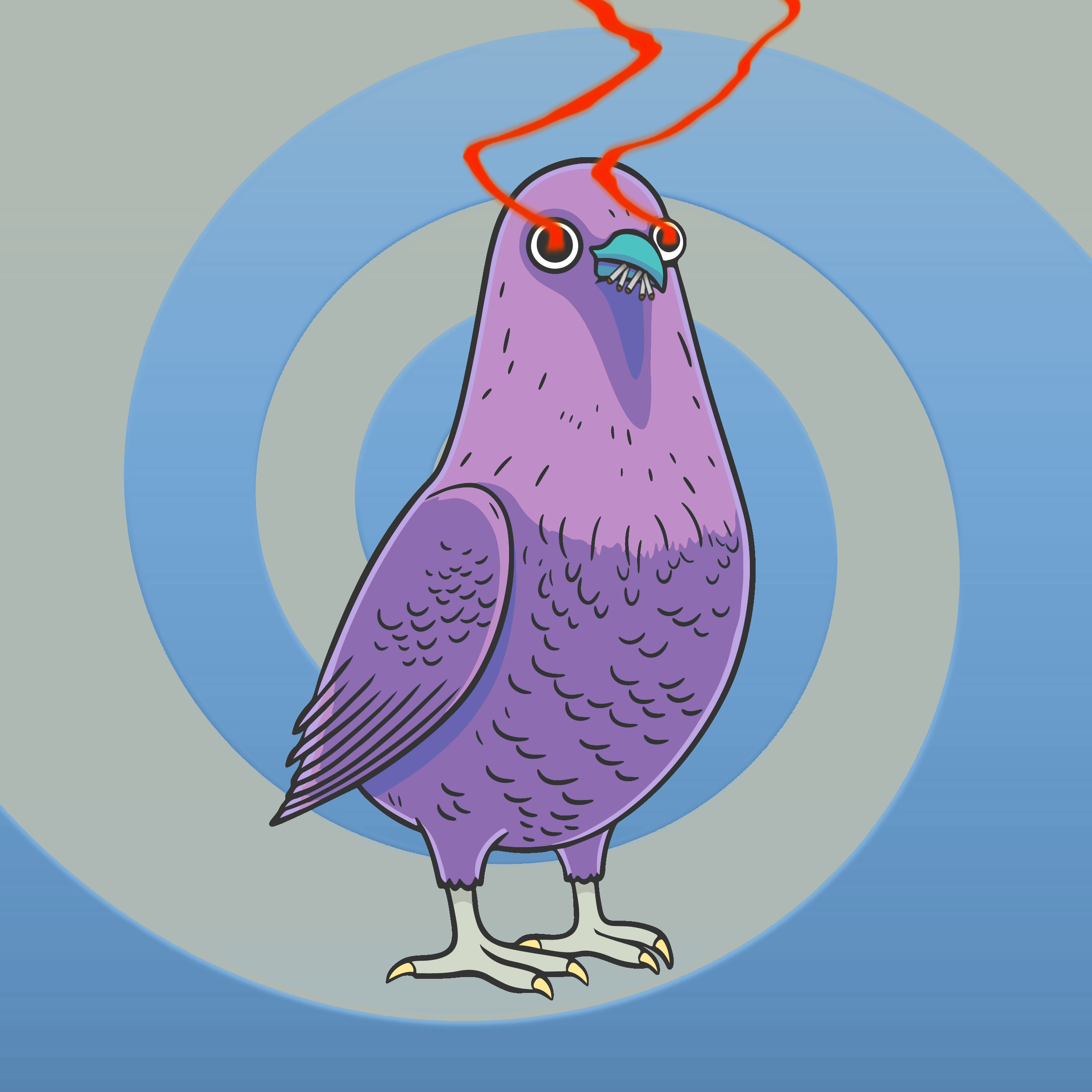HAPPY HOOMENS BIRDS #257 NFT on Algorand