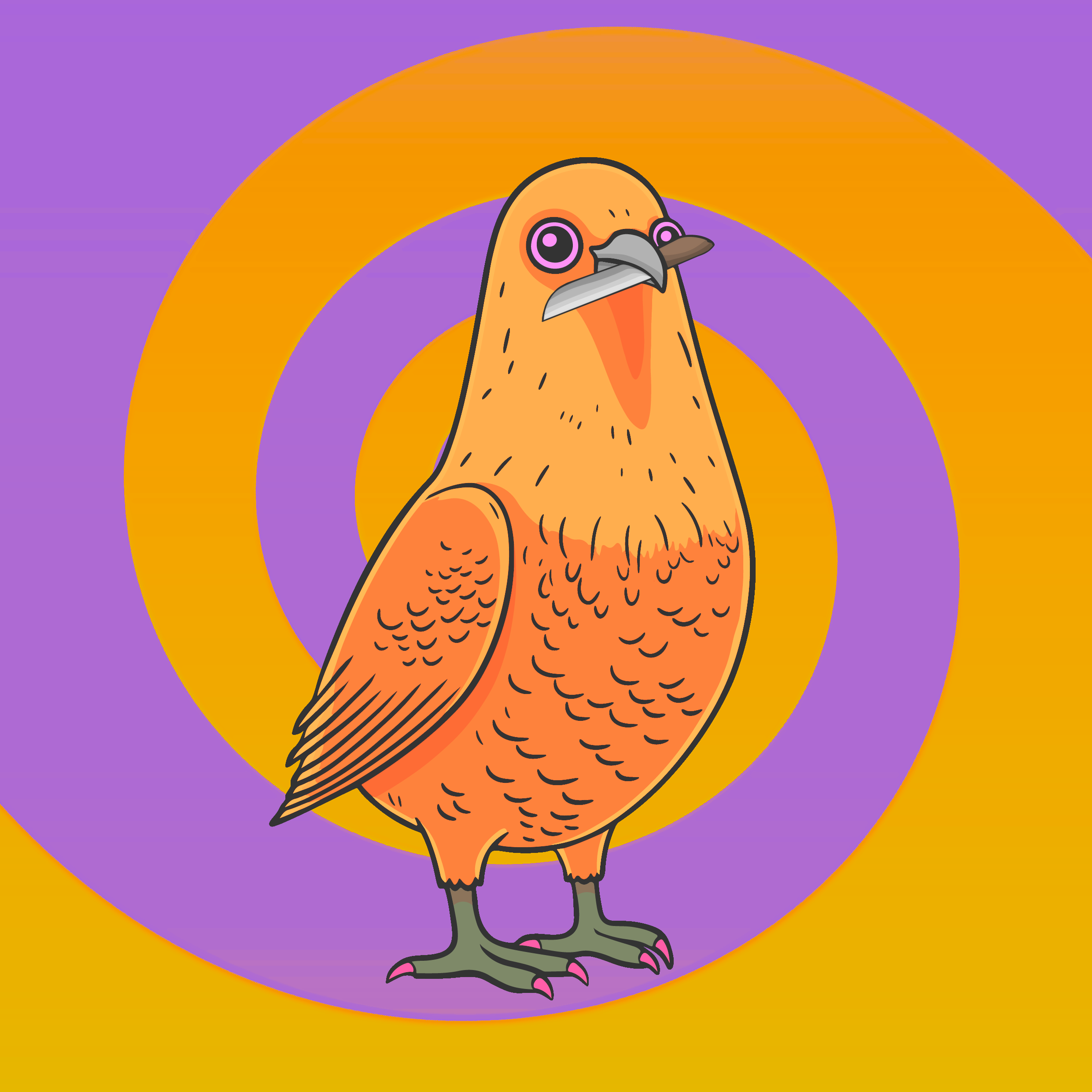 HAPPY HOOMENS BIRDS #258 NFT on Algorand