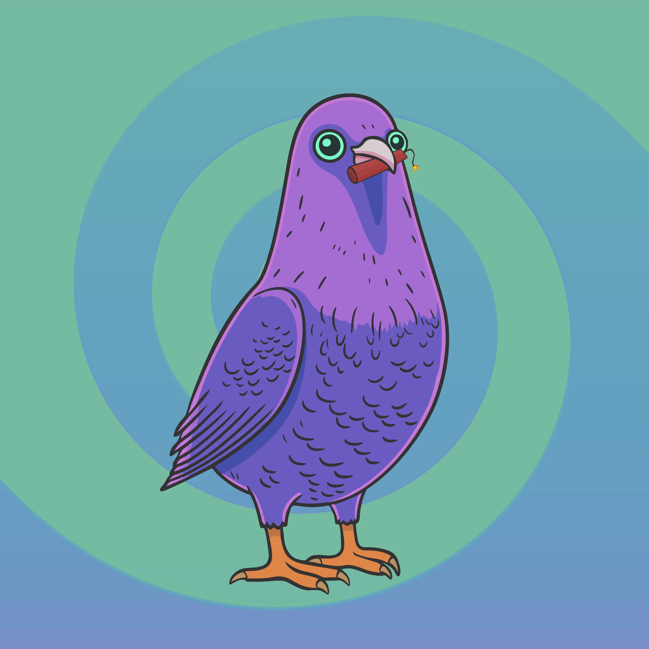 HAPPY HOOMENS BIRDS #280 NFT on Algorand