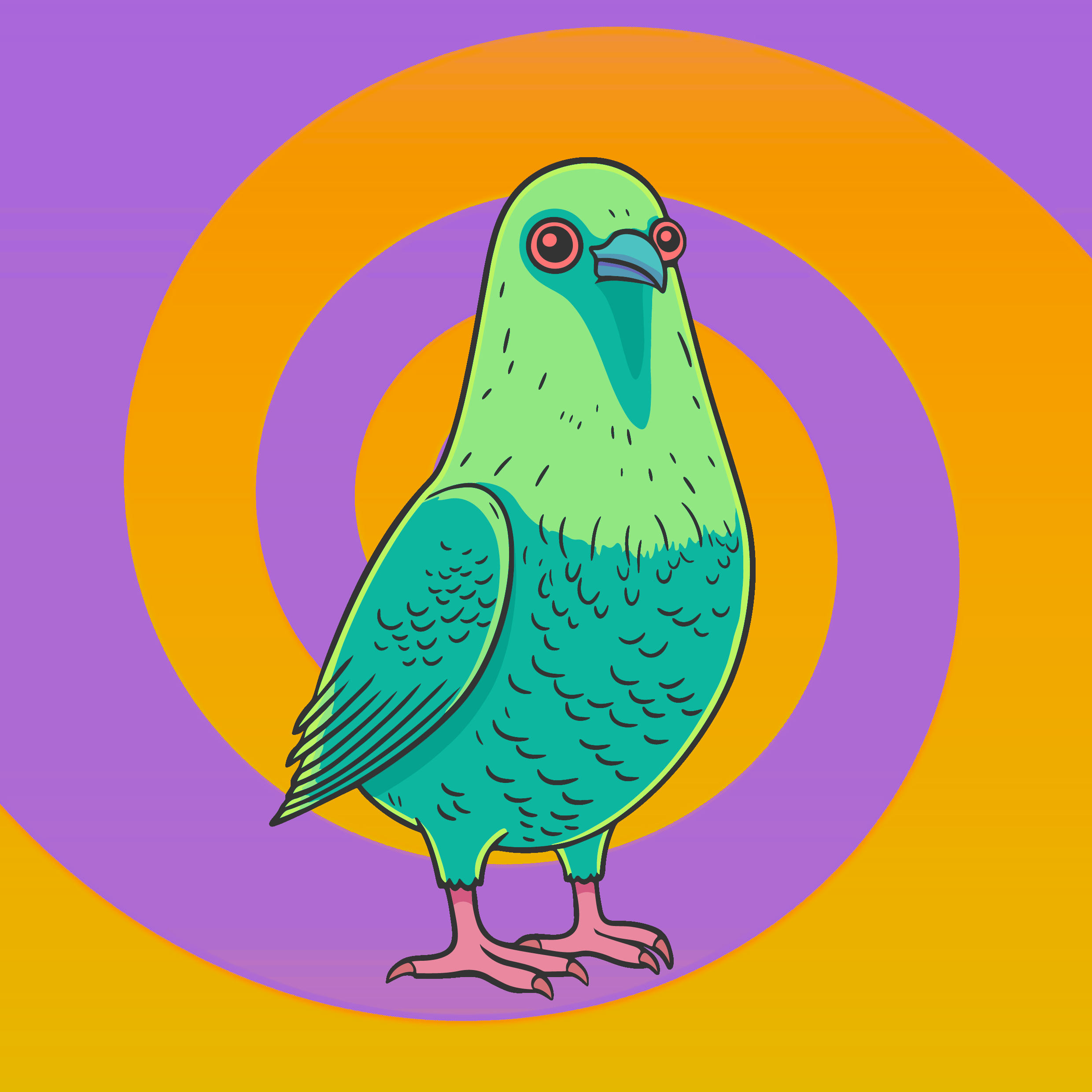 HAPPY HOOMENS BIRDS #282 NFT on Algorand