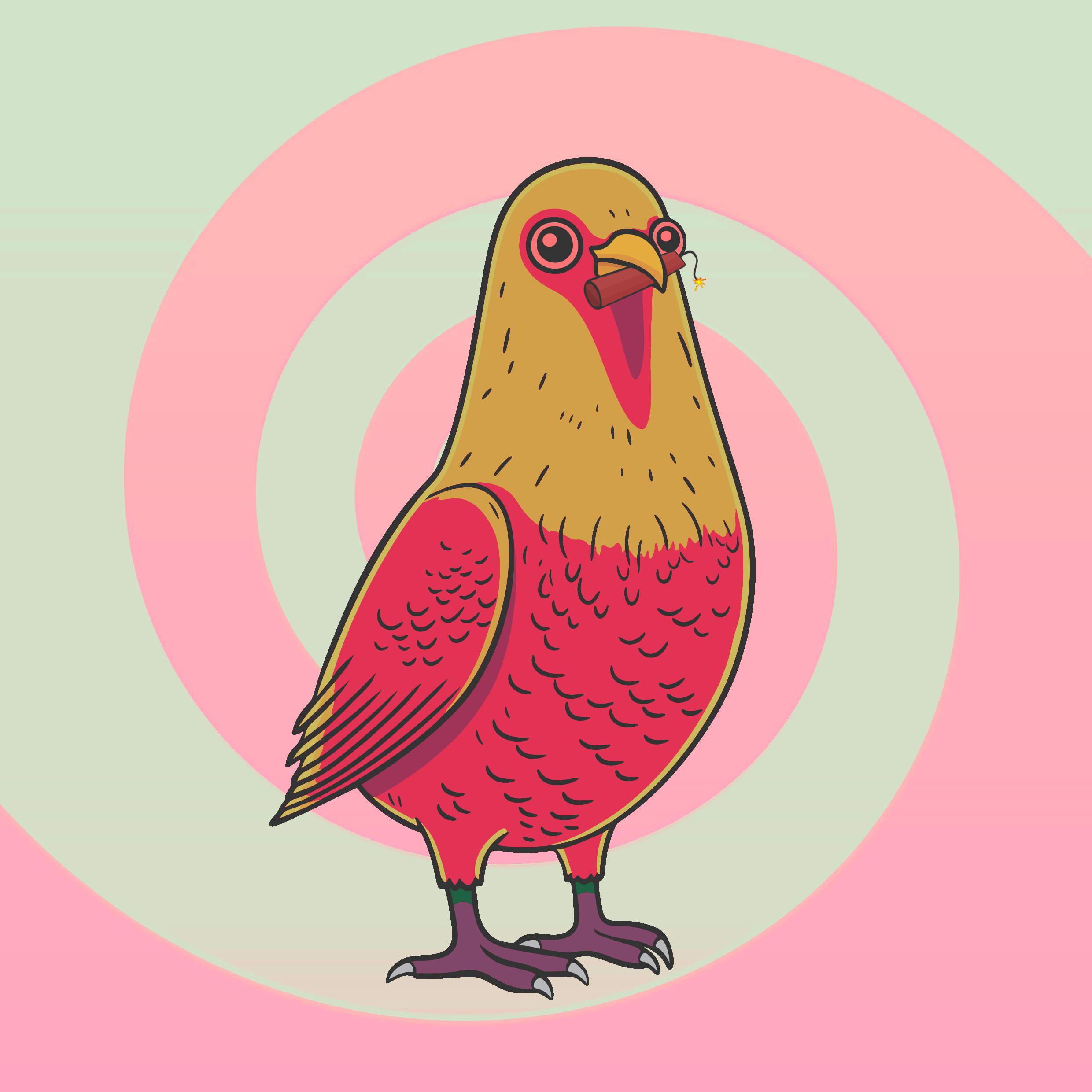 HAPPY HOOMENS BIRDS #286 NFT on Algorand