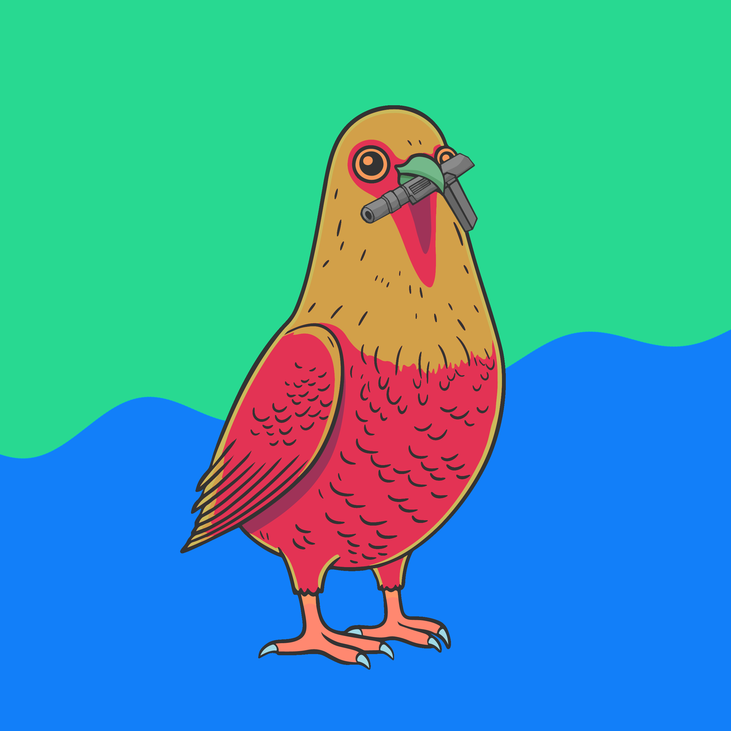 HAPPY HOOMENS BIRDS #295 NFT on Algorand