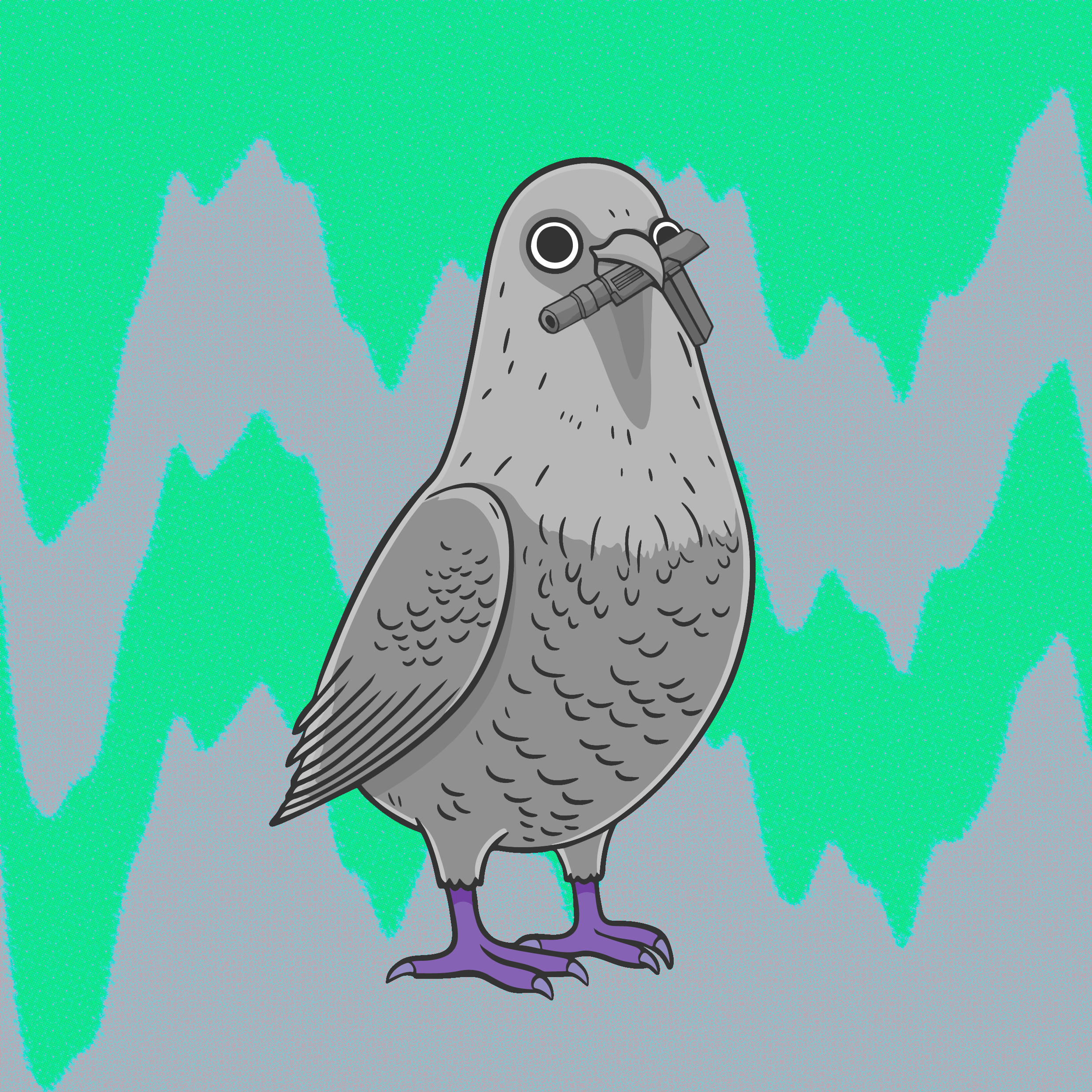 HAPPY HOOMENS BIRDS #8 NFT on Algorand