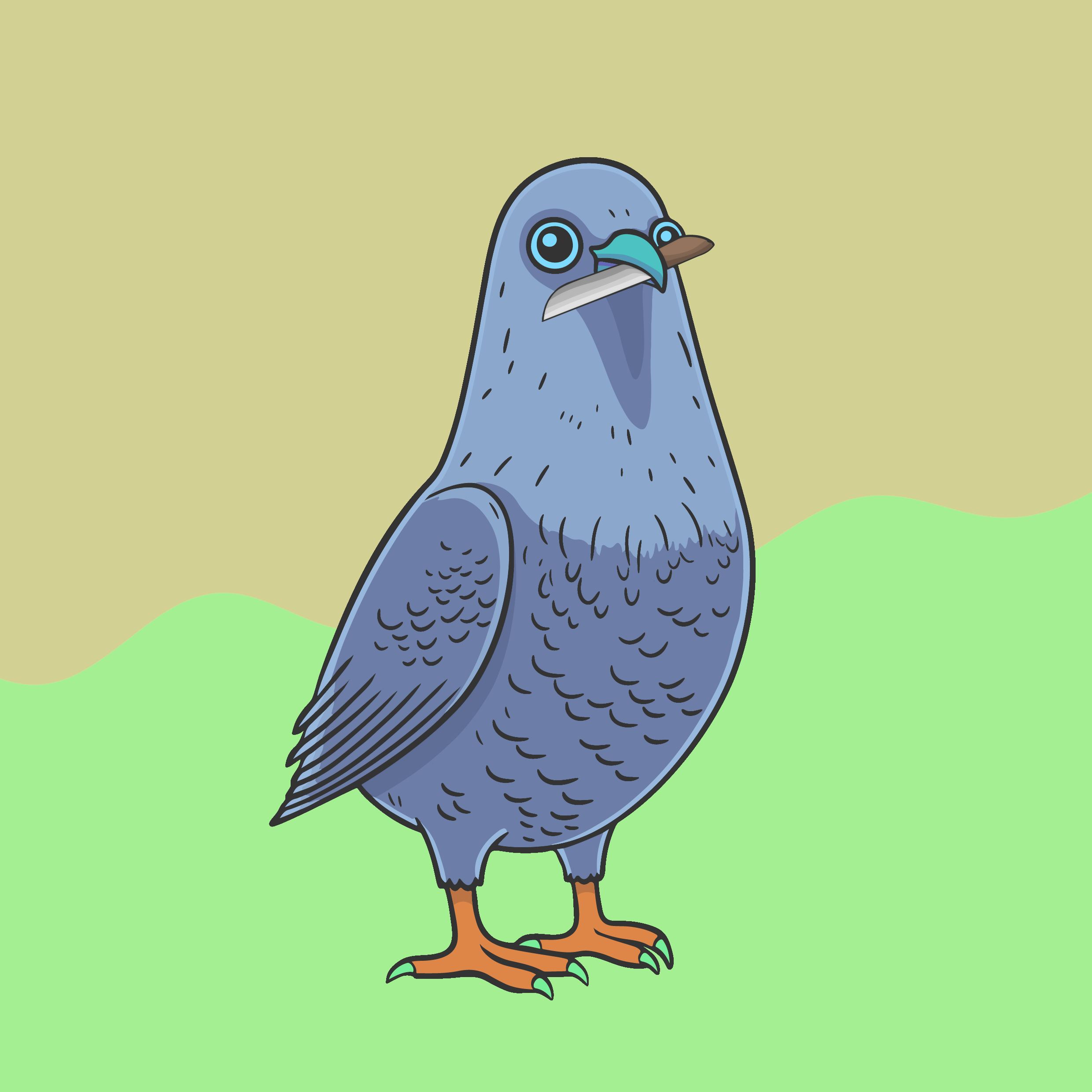 HAPPY HOOMENS BIRDS #9 NFT on Algorand