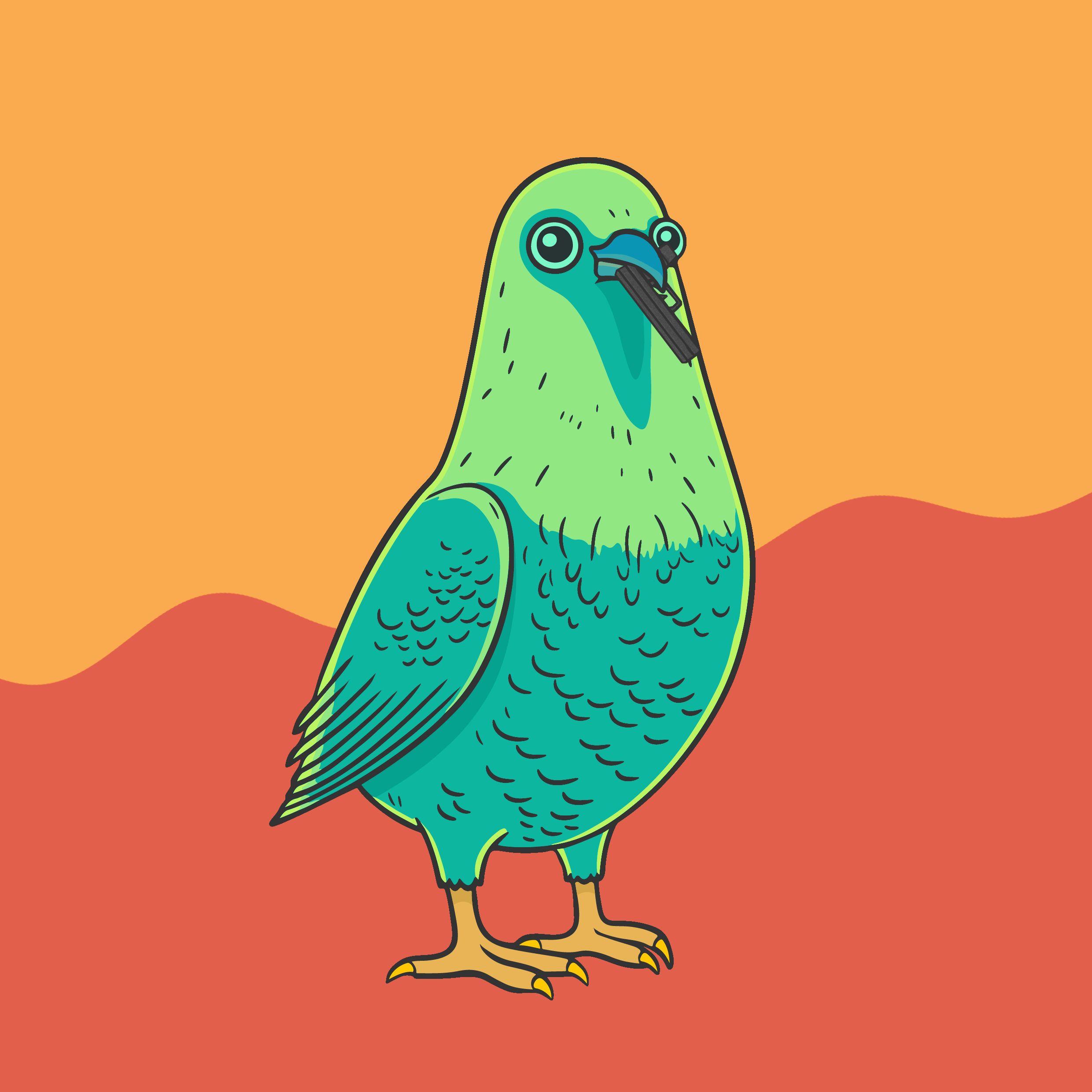 HAPPY HOOMENS BIRDS #94 NFT on Algorand