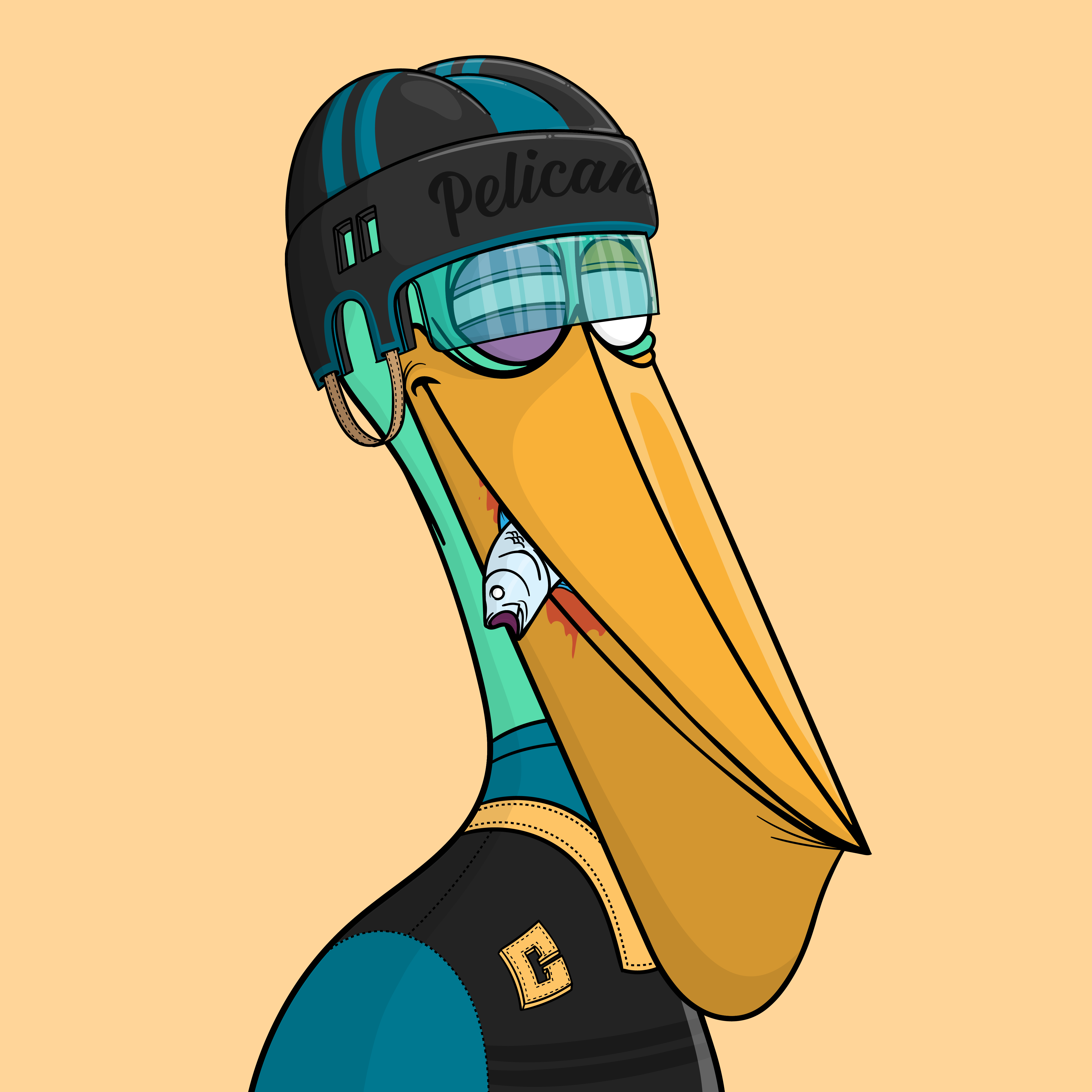 Smooth Brain Pelican #49 NFT on Algorand