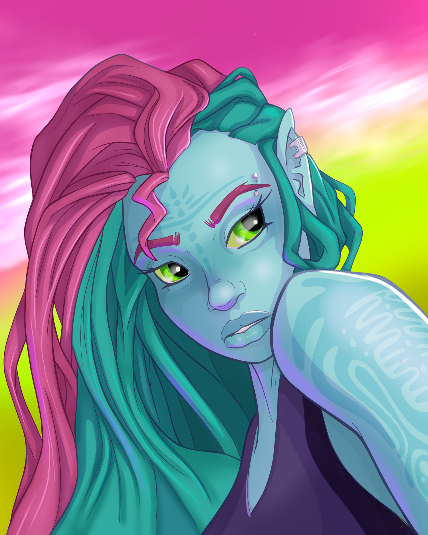Alien Selfie #05 NFT on Algorand