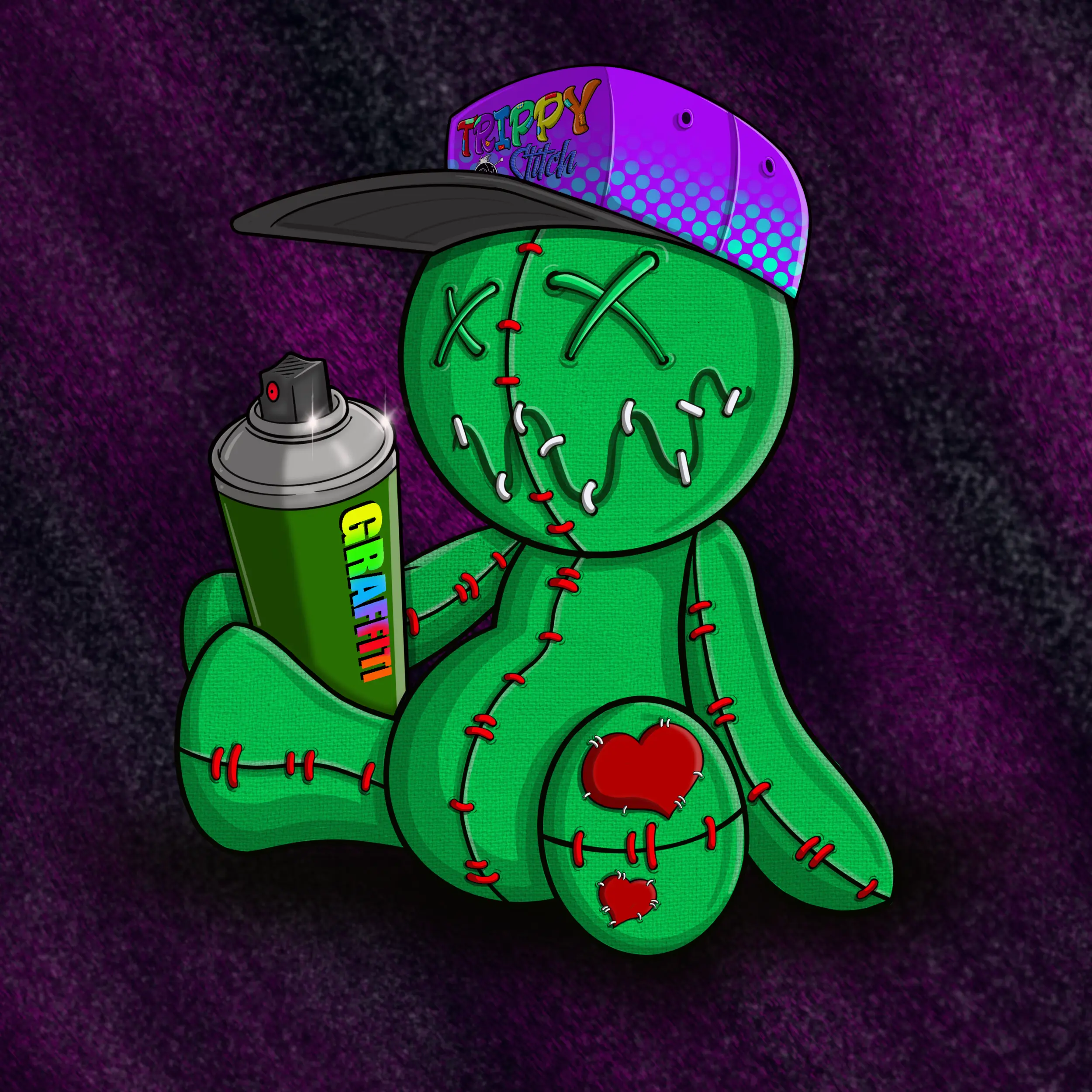 Trippy Stitch #156 NFT on Algorand