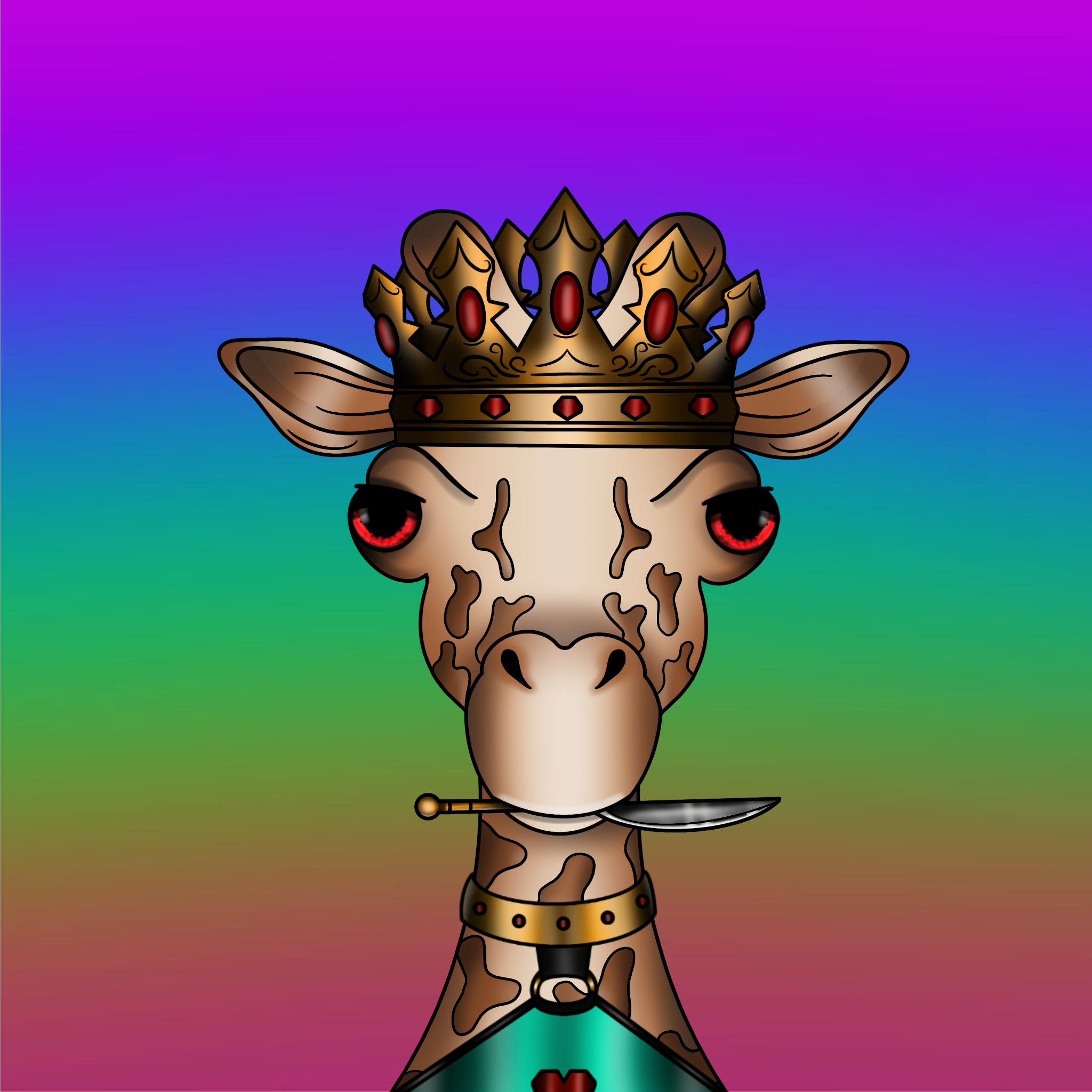Cool Giraffe Gen2 #027 NFT on Algorand