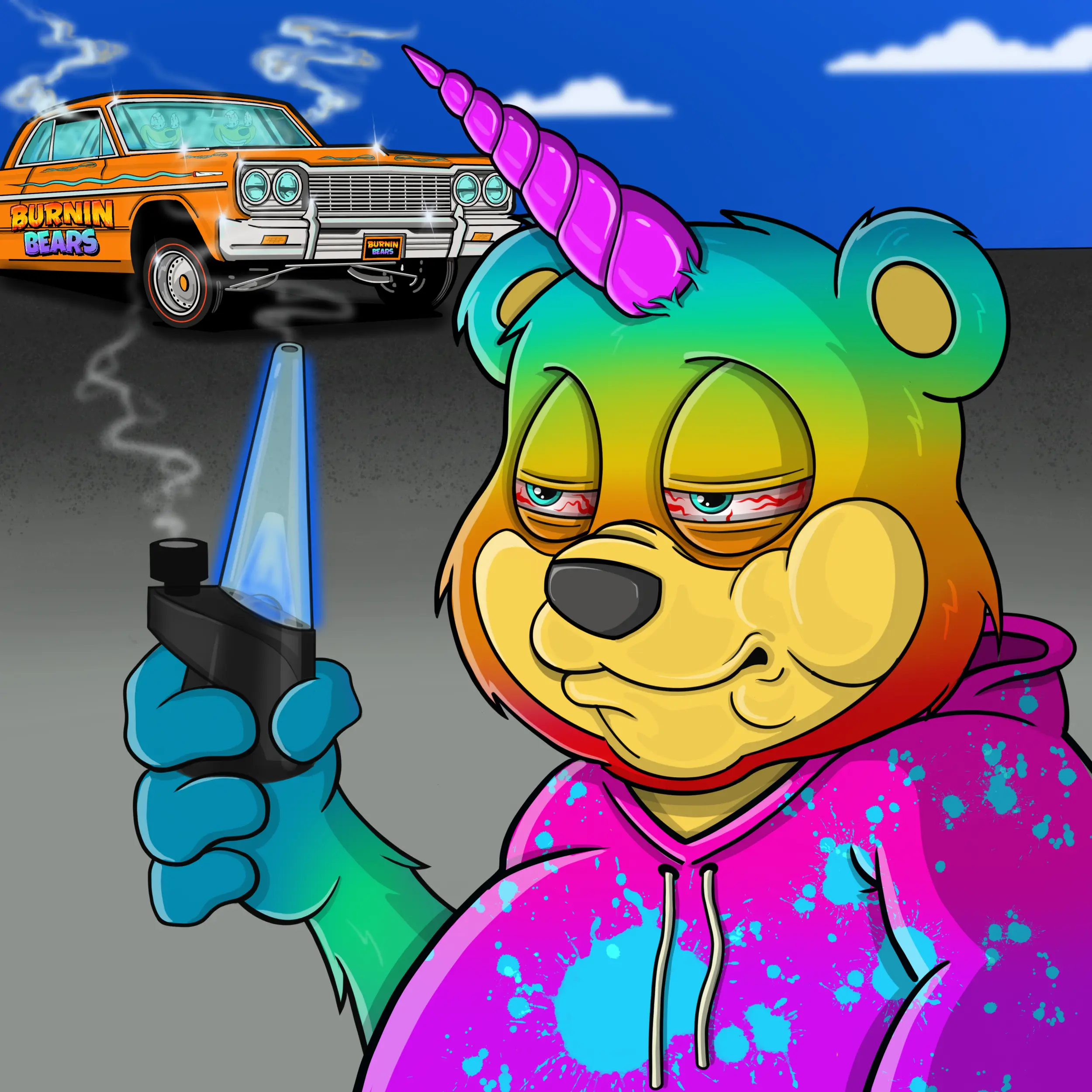 Burnin Bears #1310 NFT on Algorand