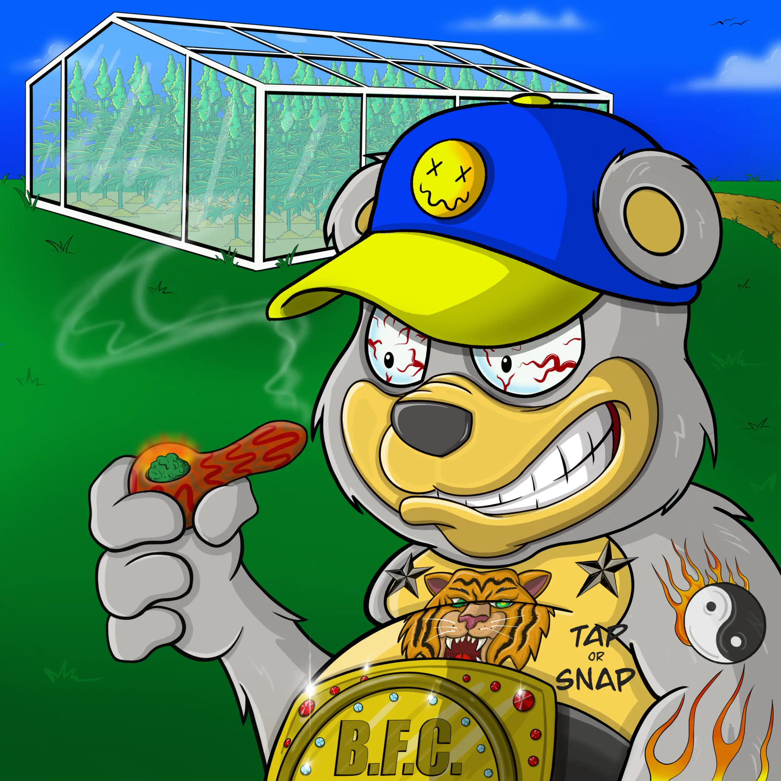 Burnin Bears #1064 NFT on Algorand