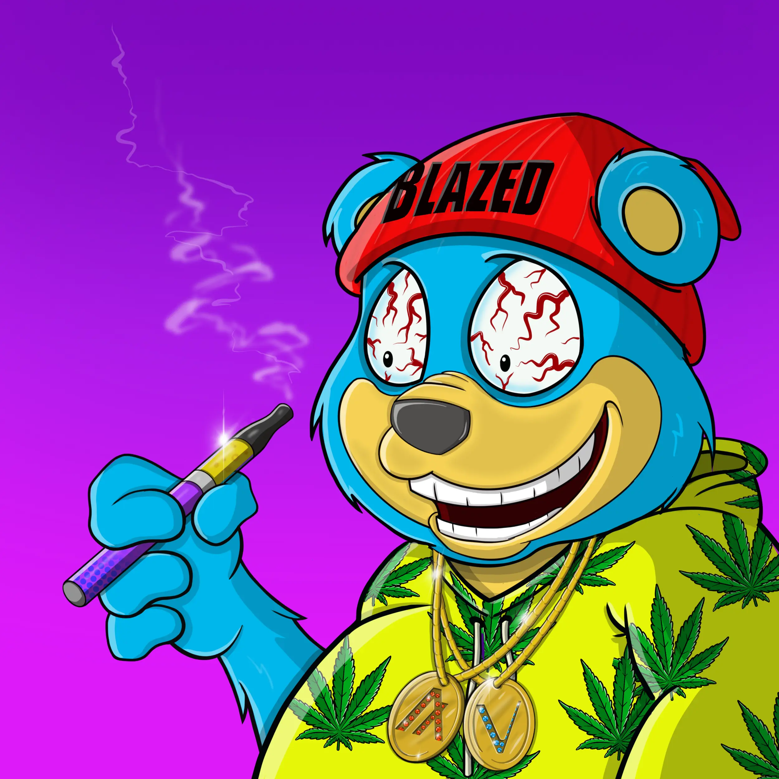 Burnin Bears #1562 NFT on Algorand