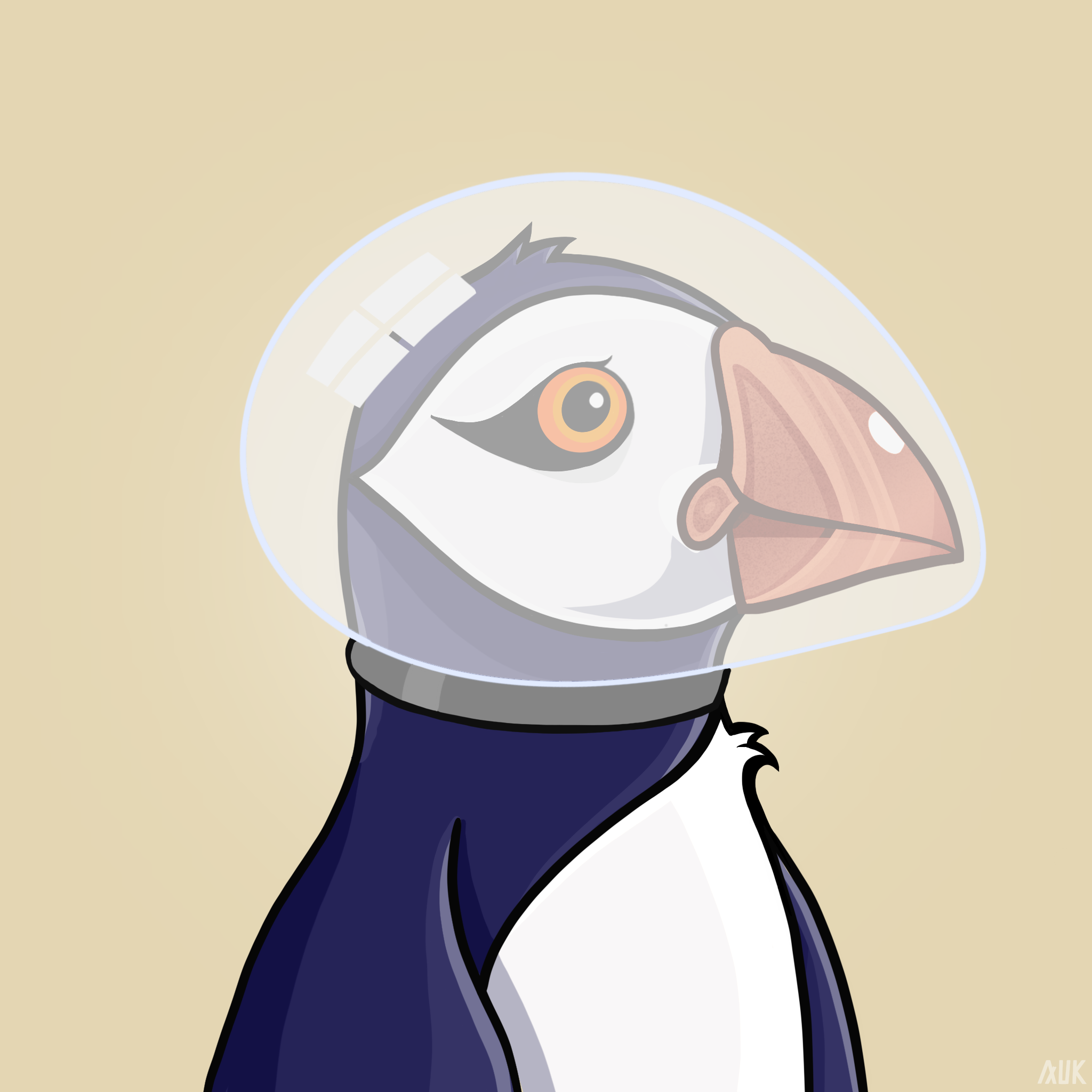 Poppin Puffins #8738 NFT on Algorand