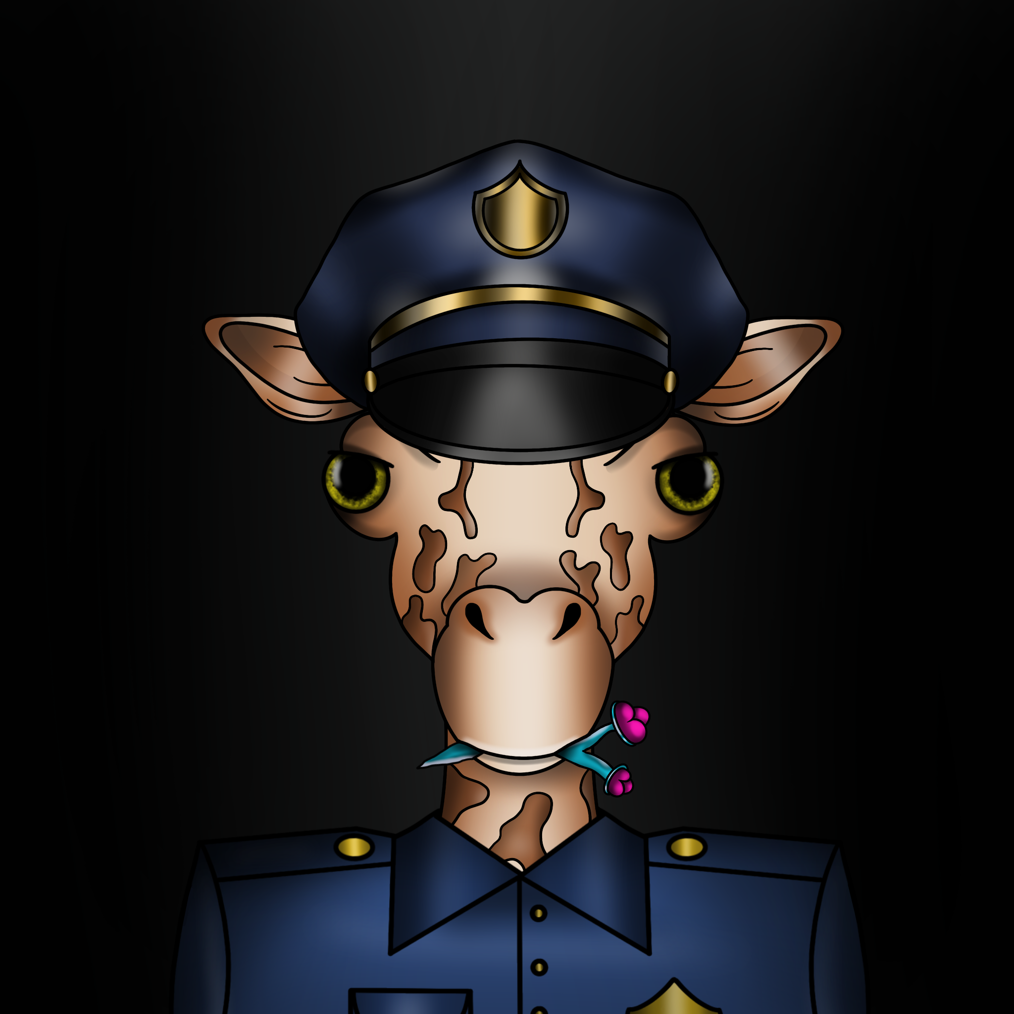 Cool Giraffe Gen2 #635 NFT on Algorand