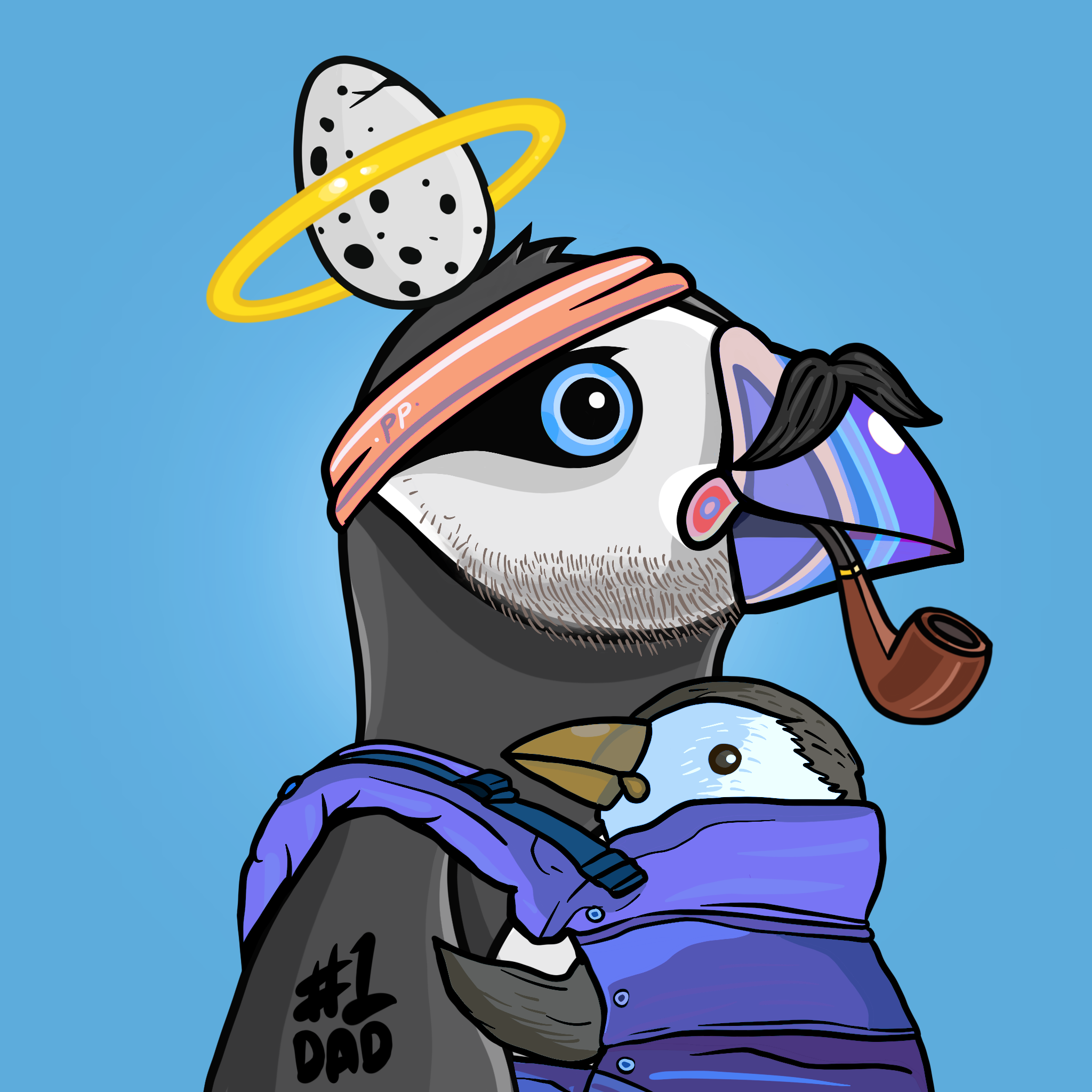 Father's Day Puffin NFT on Algorand