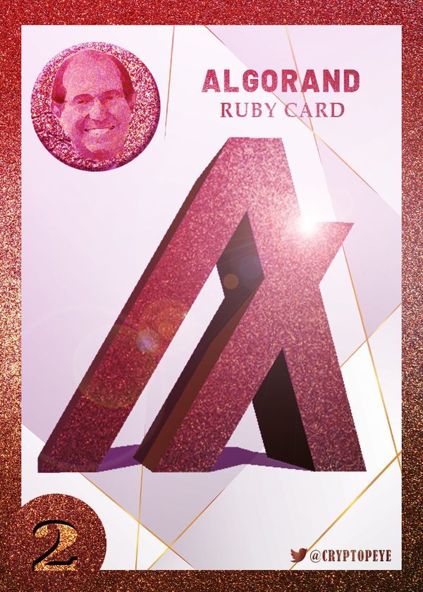 An image of Algo Ruby Card