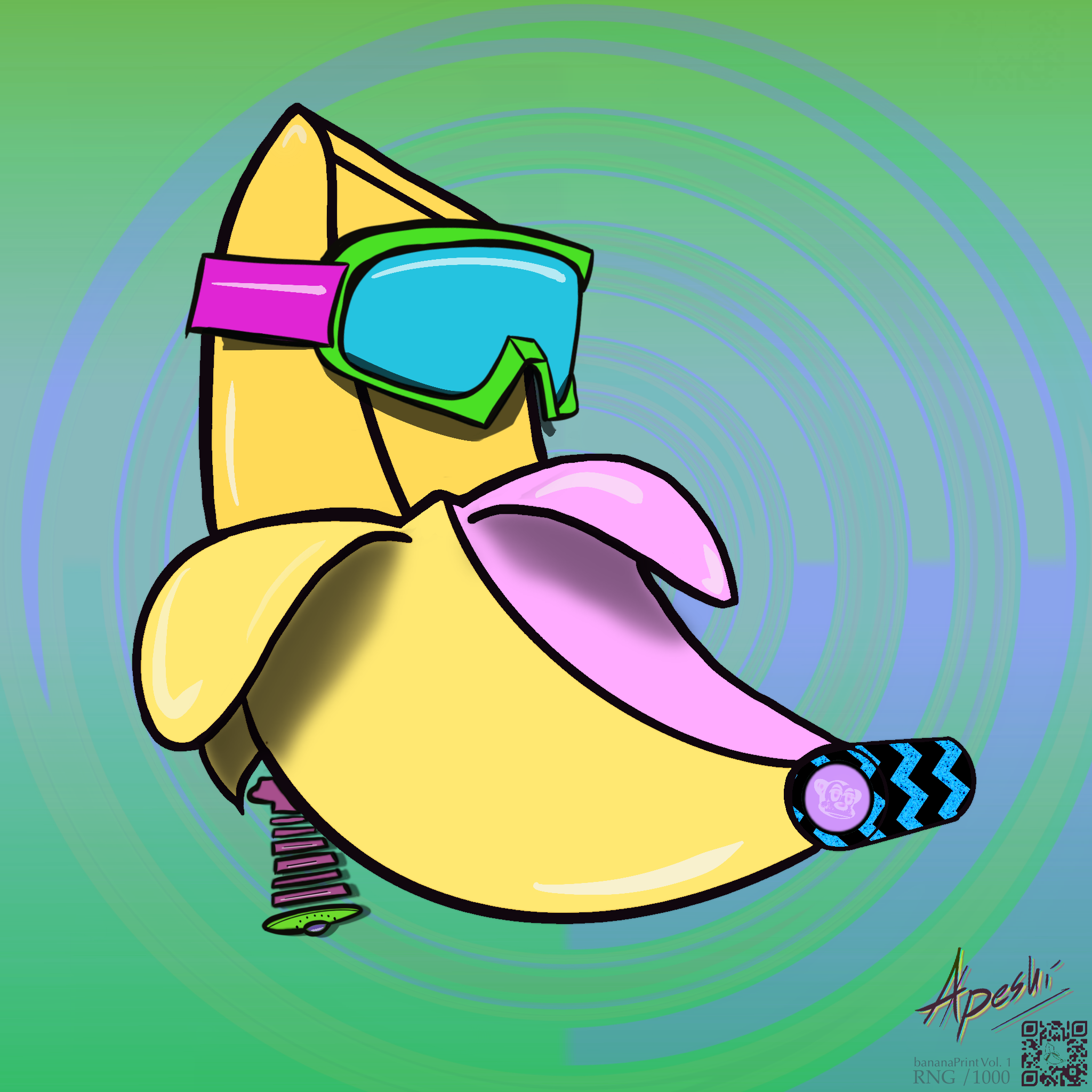 bananaPrint_Collection #407 NFT on Algorand