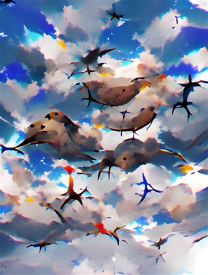 Birdies In the Sky