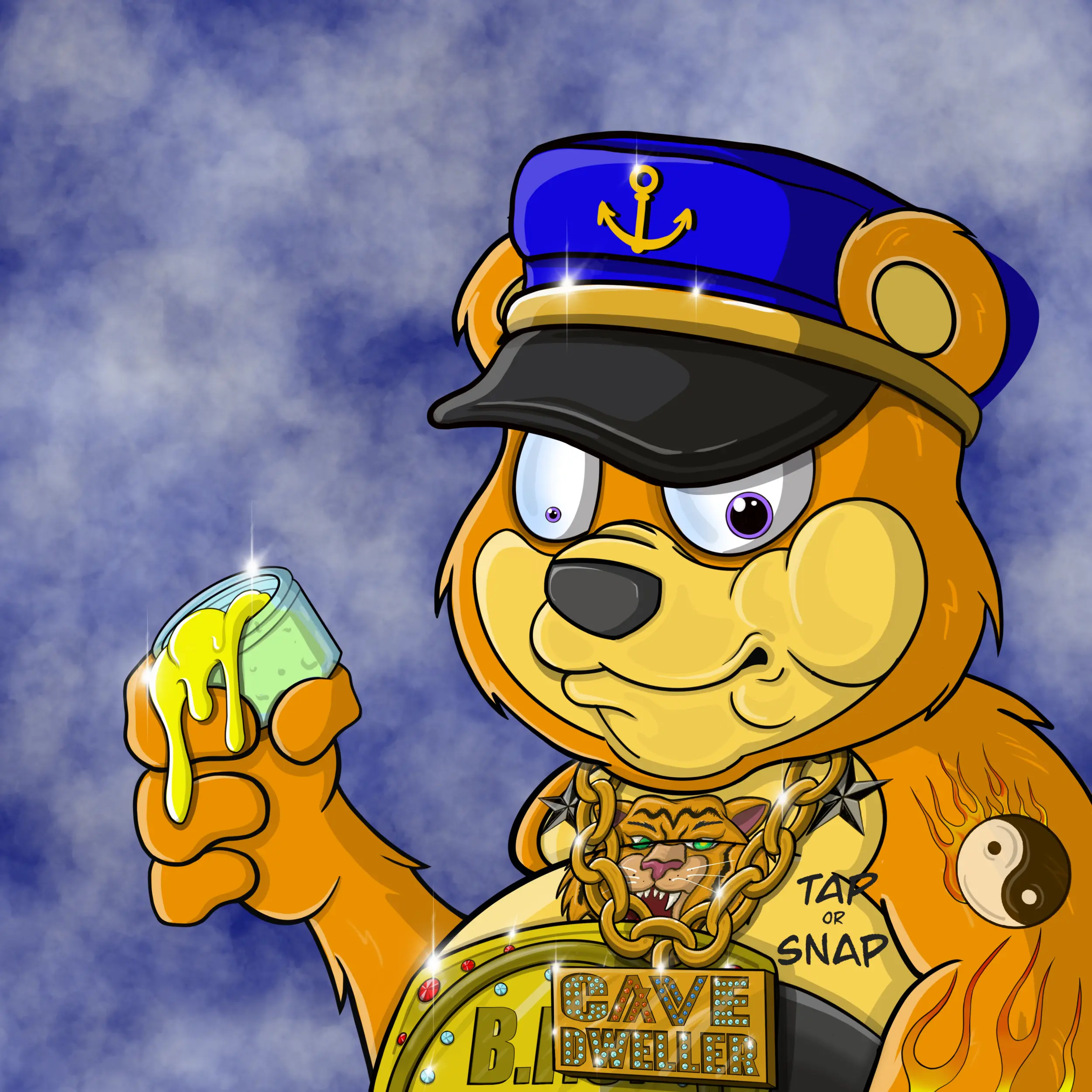 Burnin Bears #408 NFT on Algorand