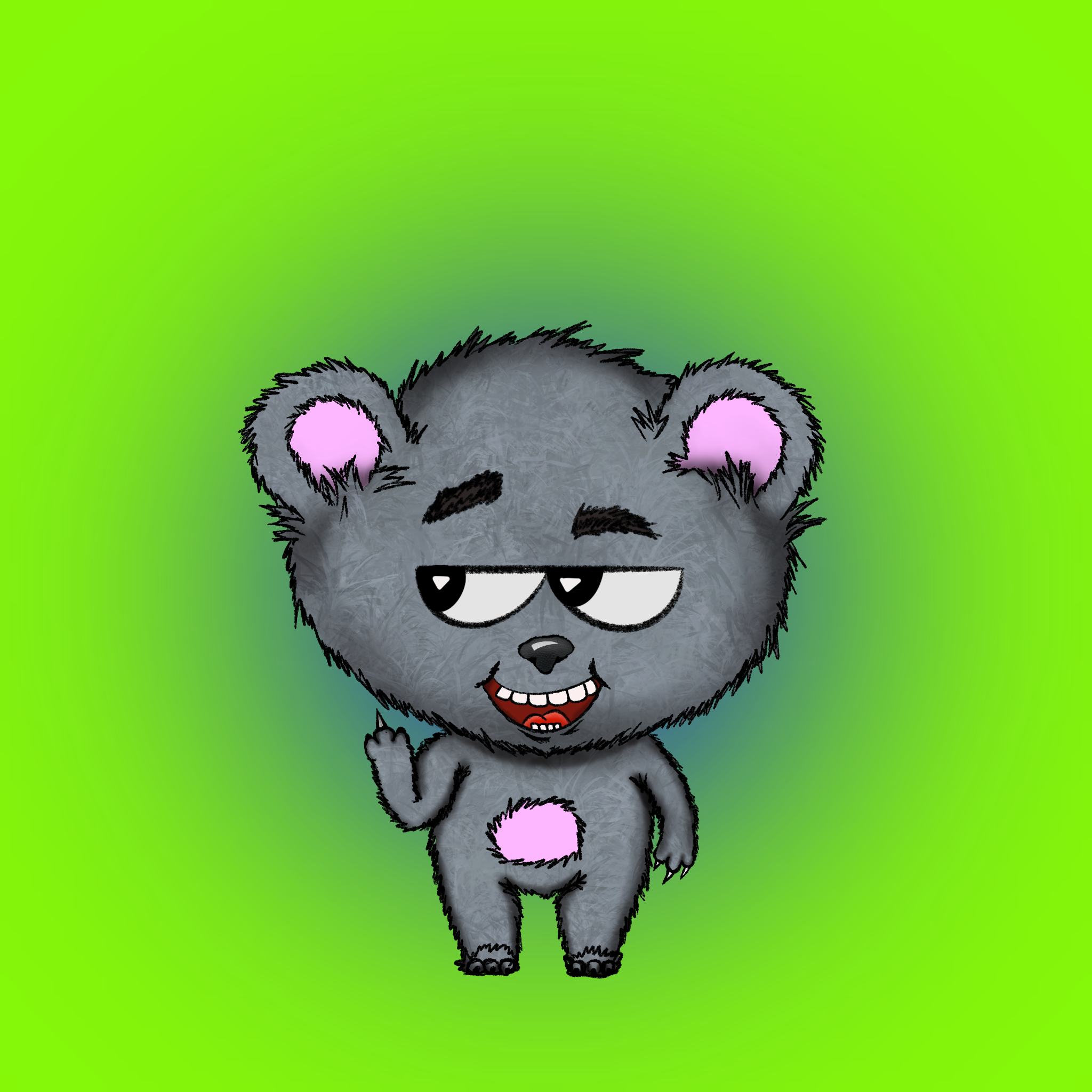 Sketchy Bears #301 NFT on Algorand