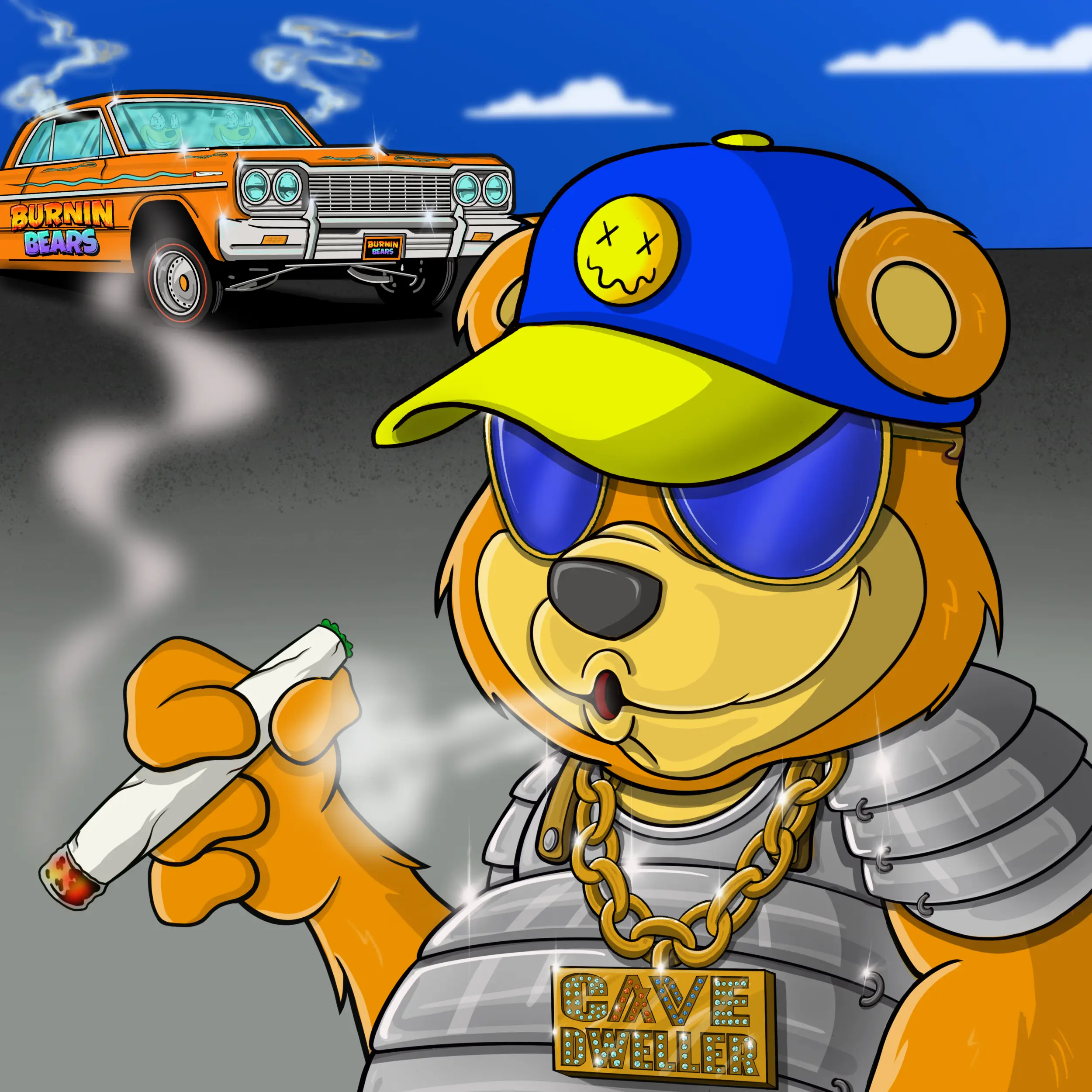 Burnin Bears #1565 NFT on Algorand