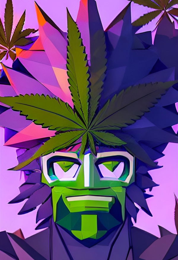 An image of AI Pothead #17