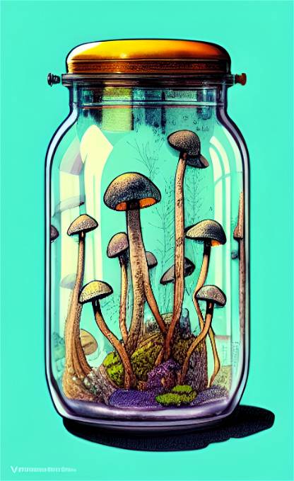fungi in a jar by jarlabs