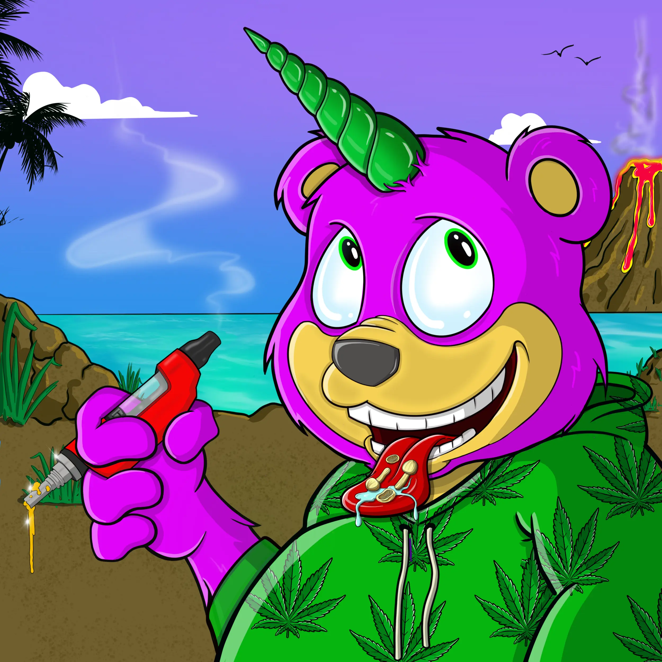 Burnin Bears #807 NFT on Algorand