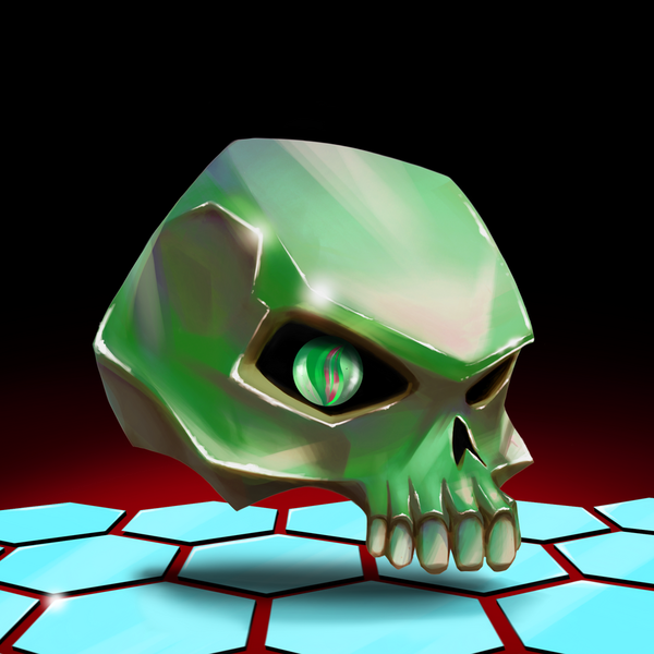 An image of AlgoSeas Skull #32