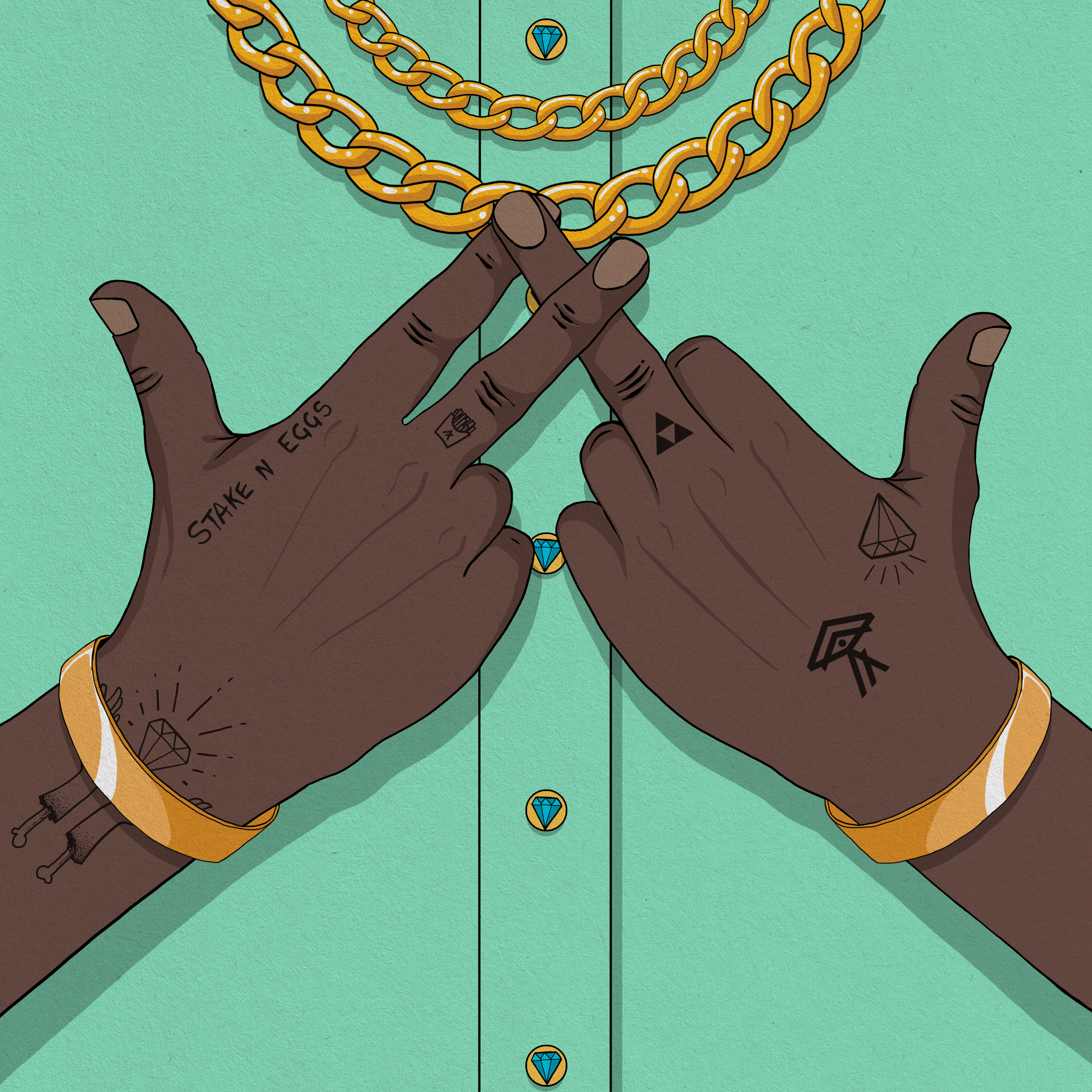 Algo Hands #0182 NFT on Algorand