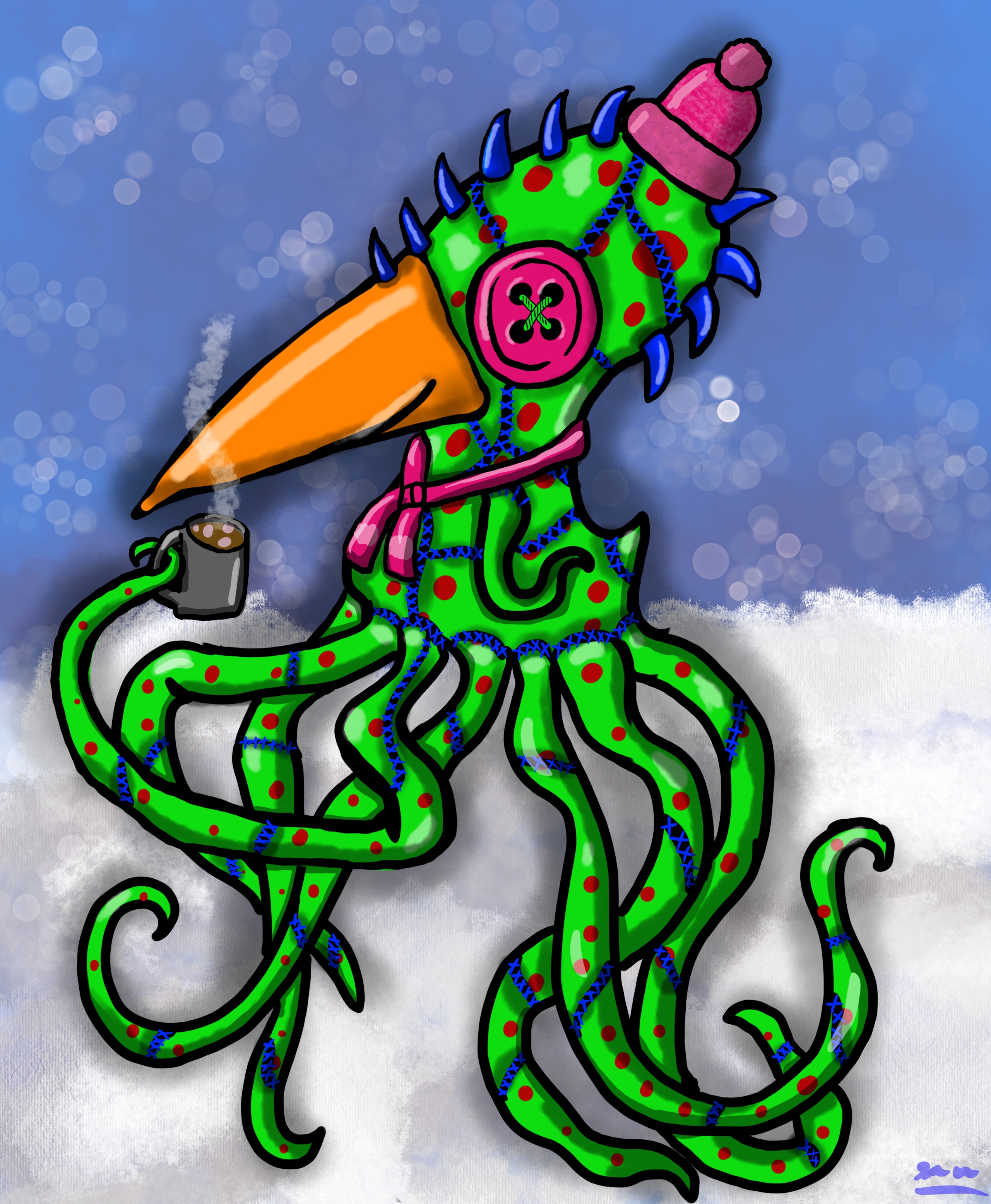 Winter Octopus Hybrid