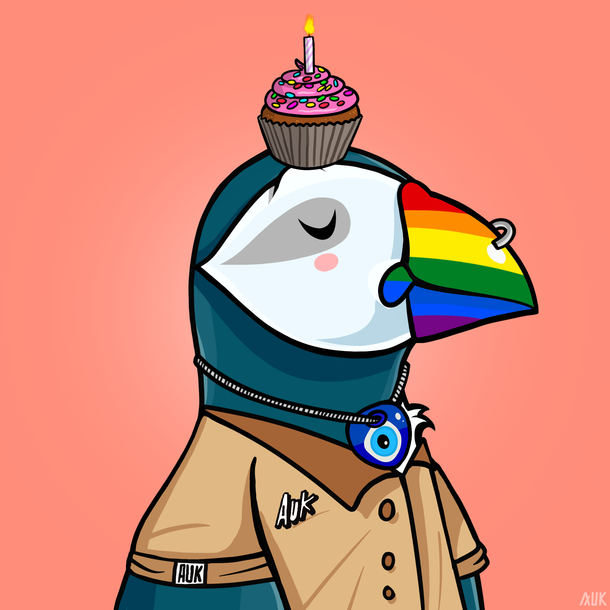Poppin Puffins #9442 NFT on Algorand