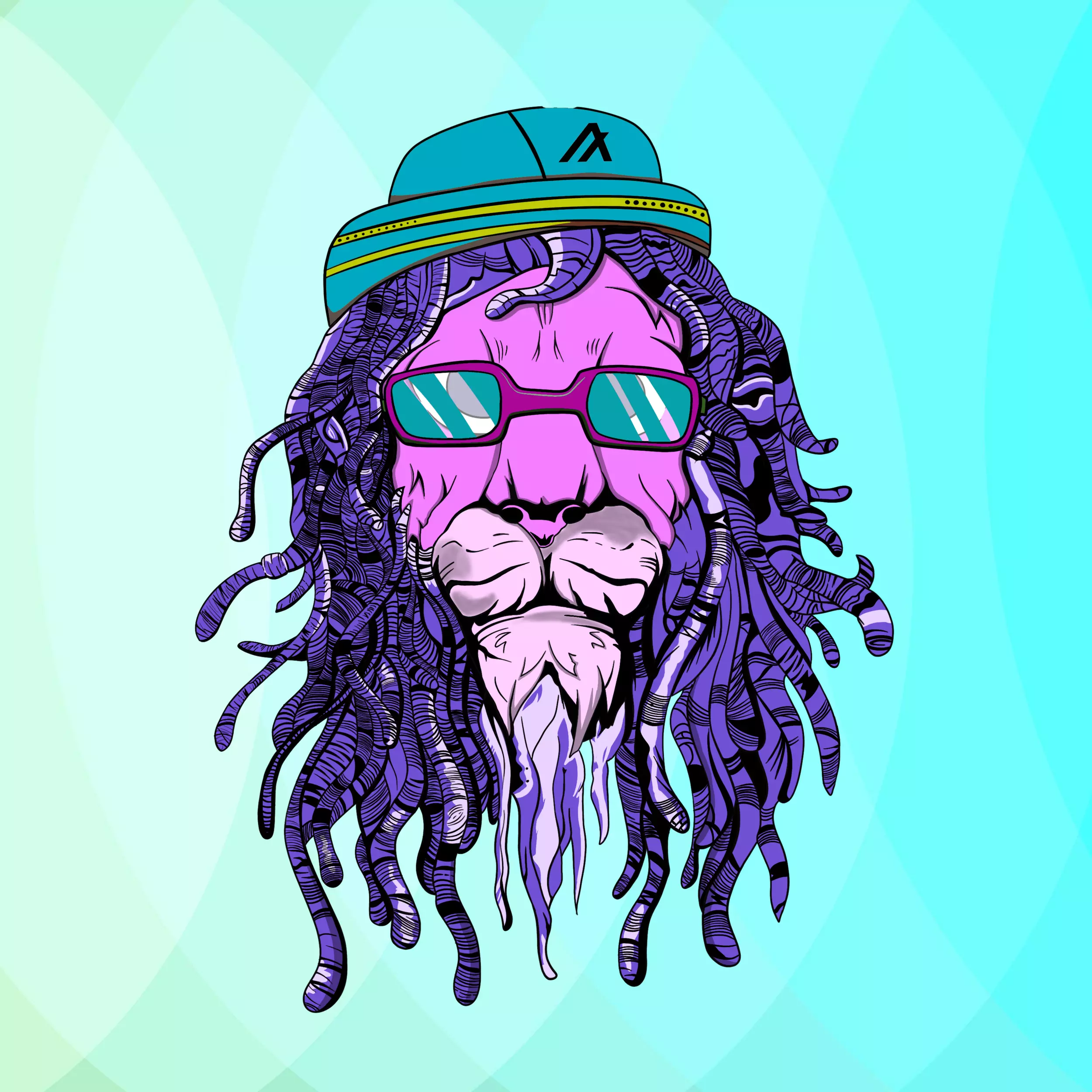 Reggae Lions #166 NFT on Algorand