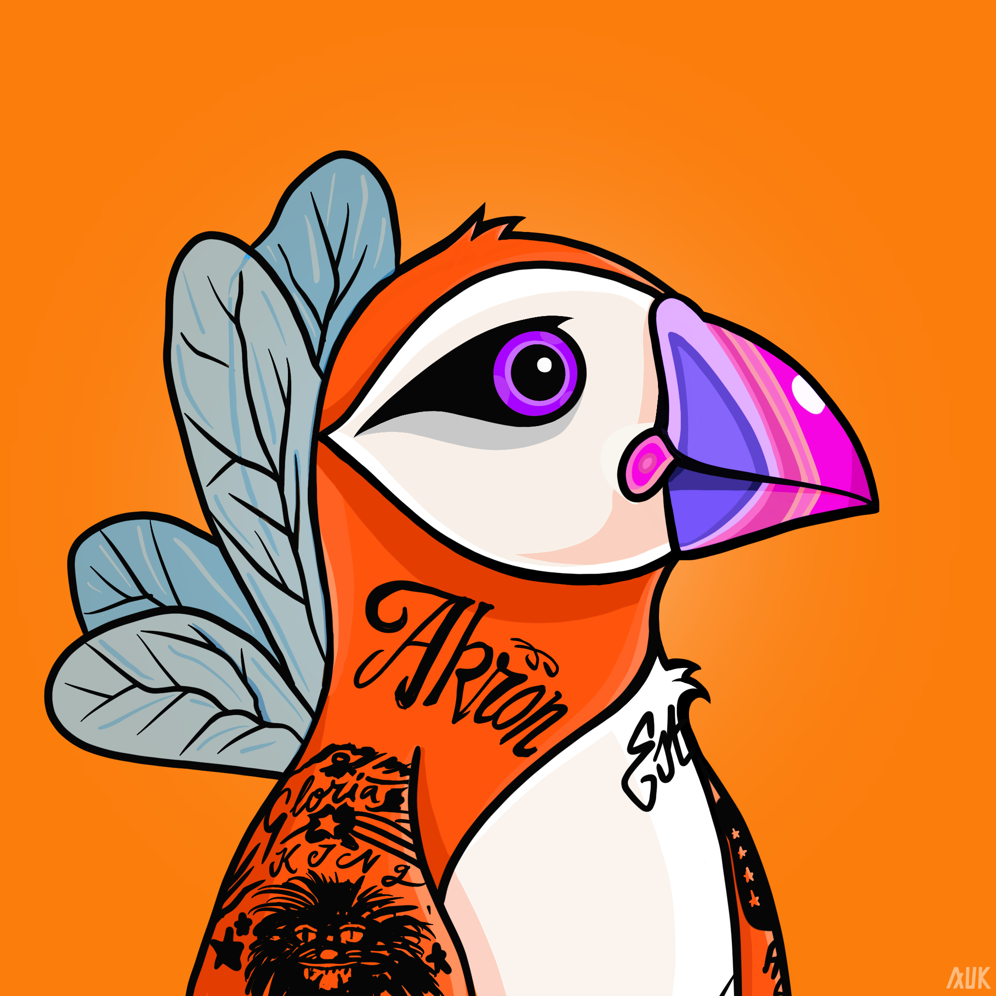 Poppin Puffins #3536 NFT on Algorand