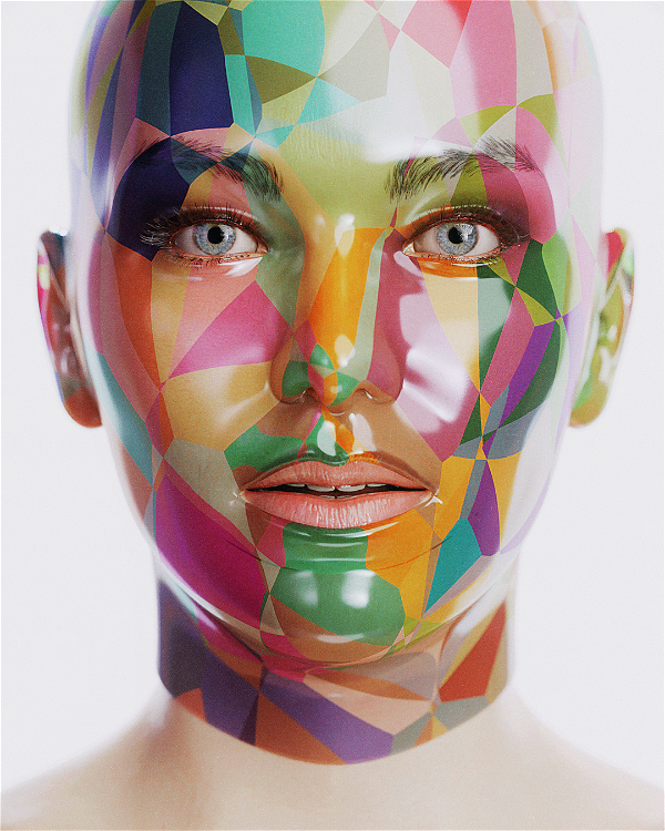 An image of Color Glass Mask 01