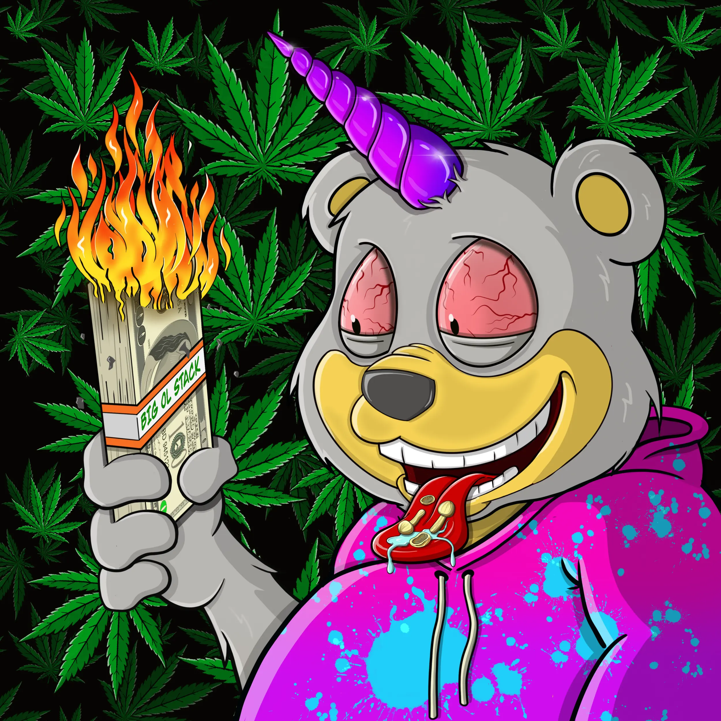 Burnin Bears #1480 NFT on Algorand