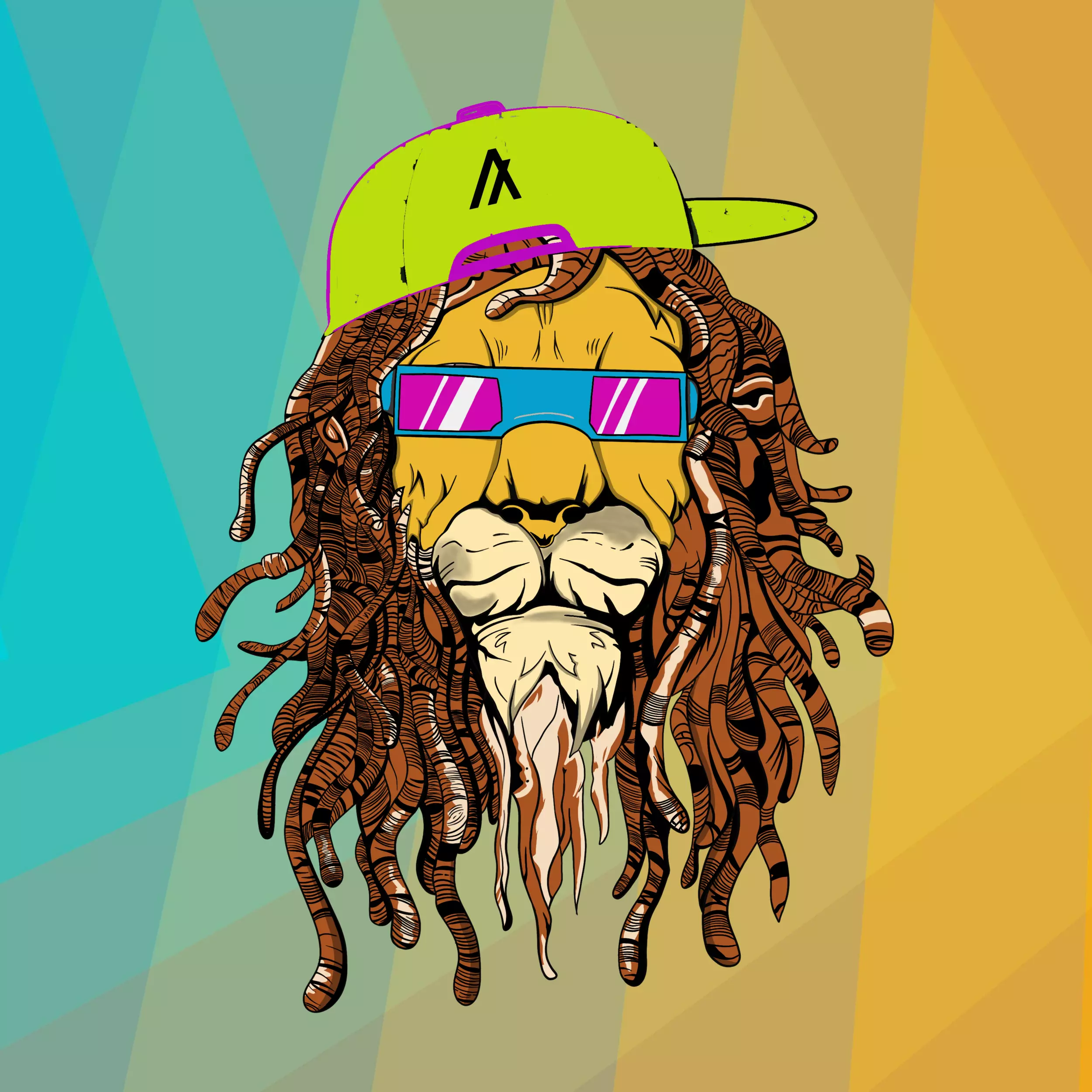 Reggae Lions #308 NFT on Algorand