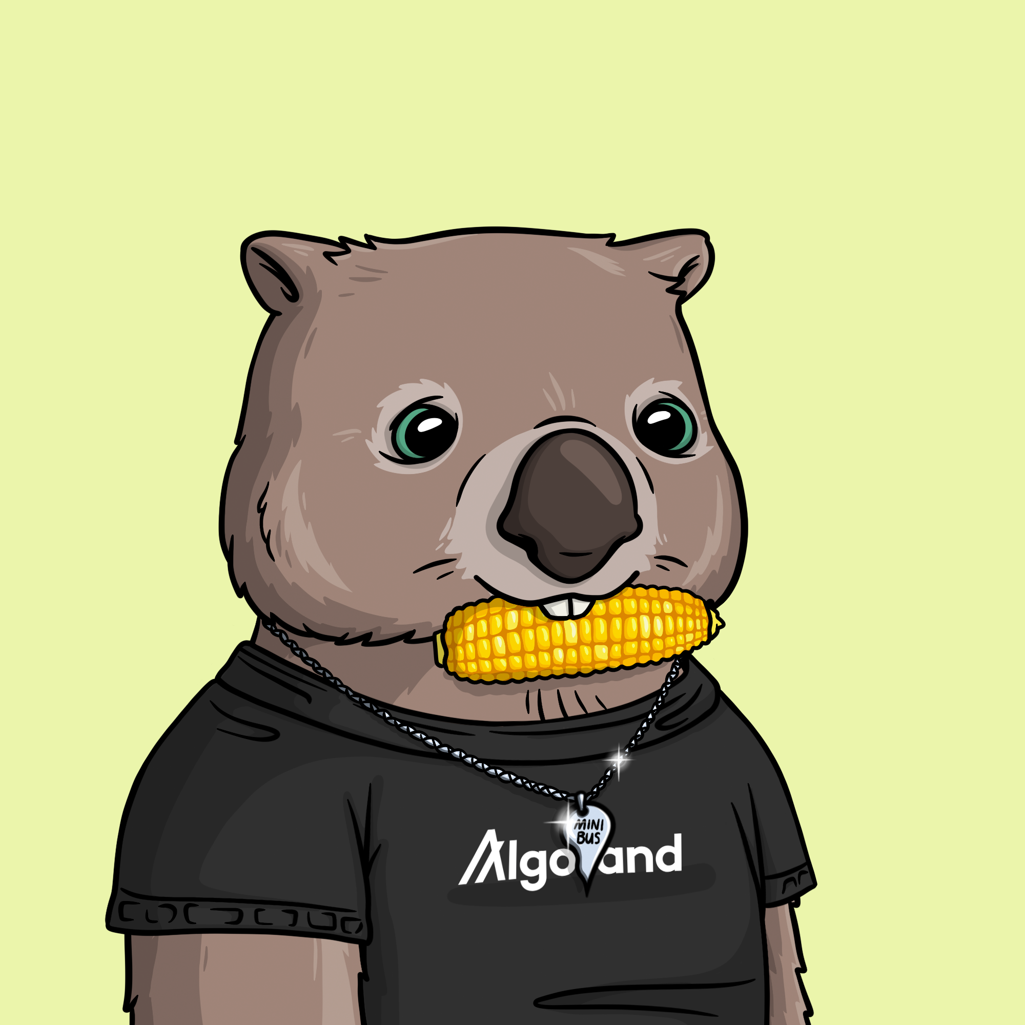 Wildlife Warrior Wombat #353 NFT on Algorand