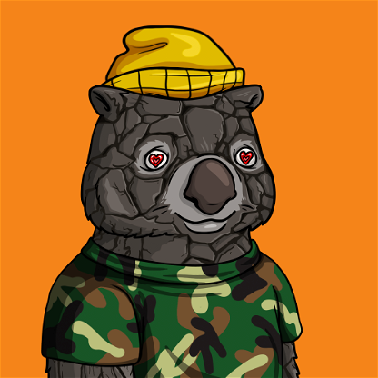 Wildlife Warrior Wombat #323