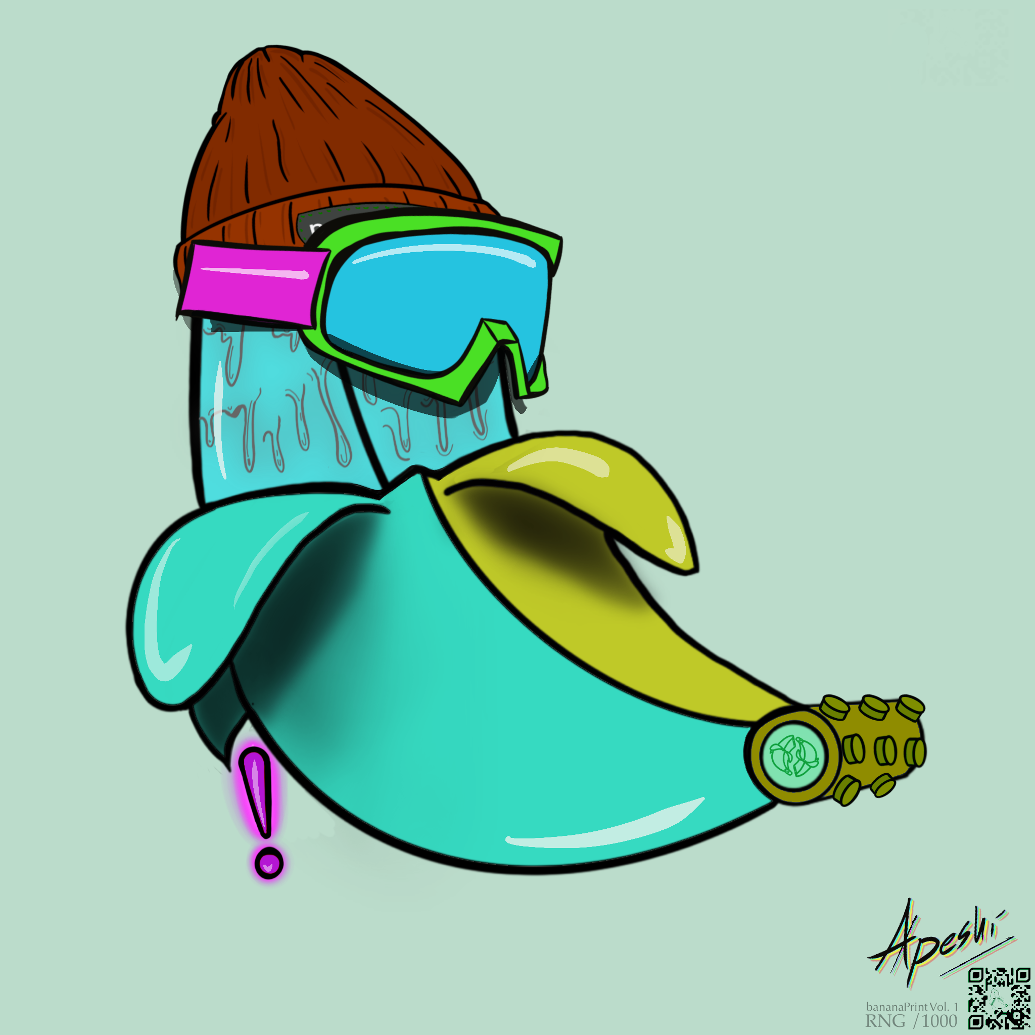 bananaPrint_Collection #427 NFT on Algorand