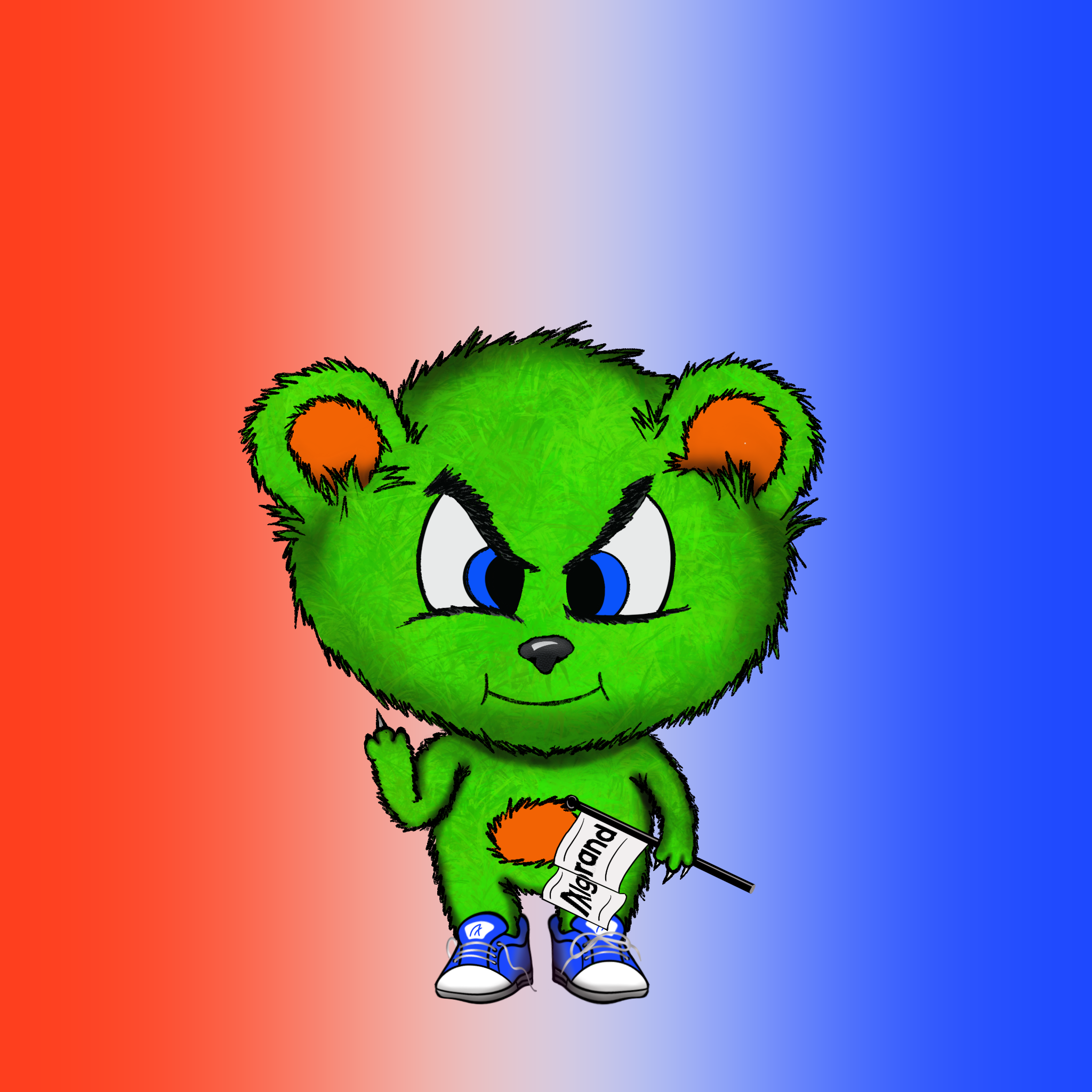 Sketchy Bears #5 NFT on Algorand