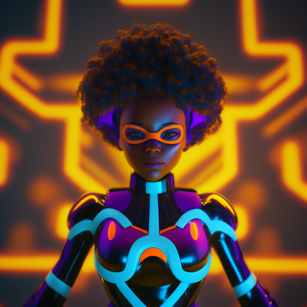 Frostorian #448- Afro Girl Magic NFT on Algorand