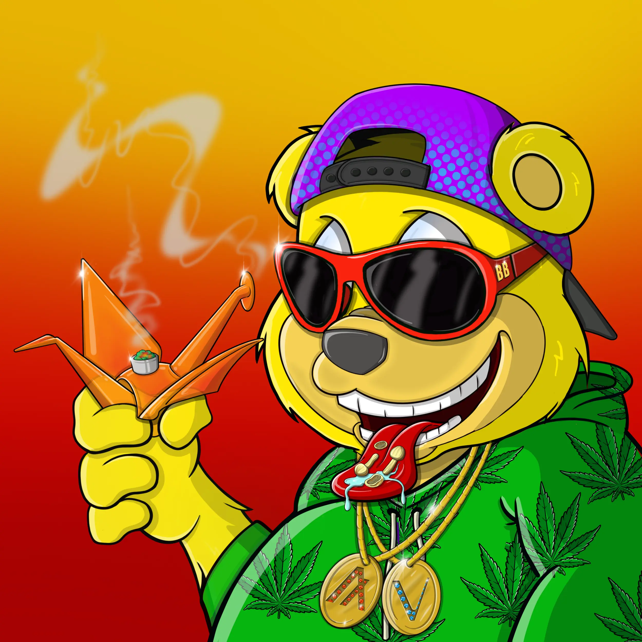 Burnin Bears #647 NFT on Algorand