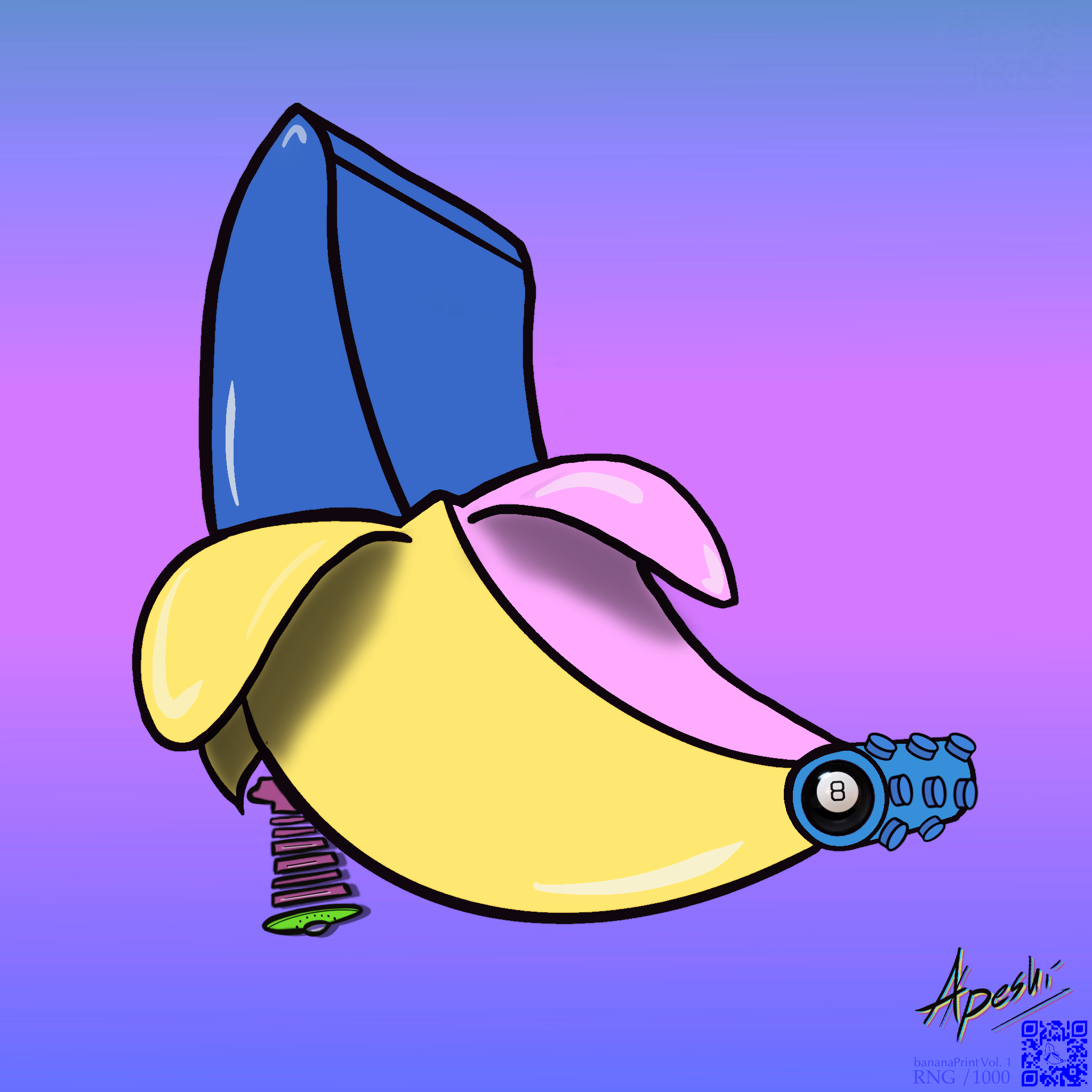 bananaPrint_Collection #291 NFT on Algorand