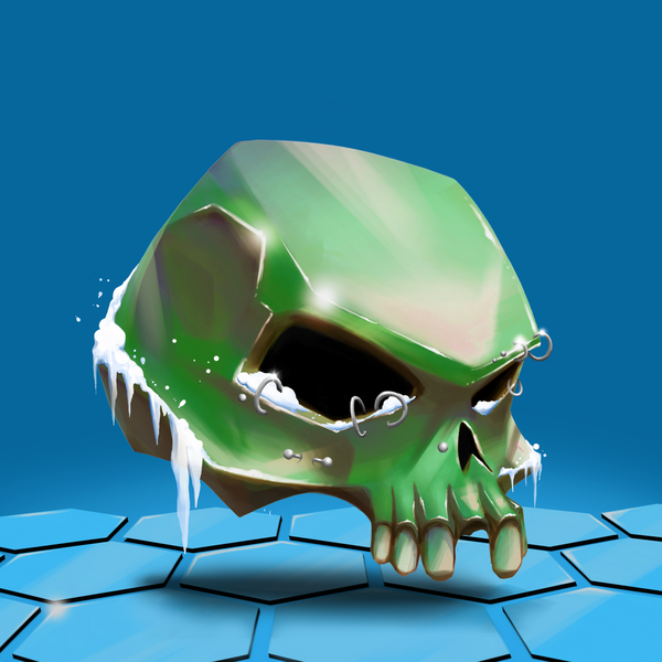 An image of AlgoSeas Skull #27